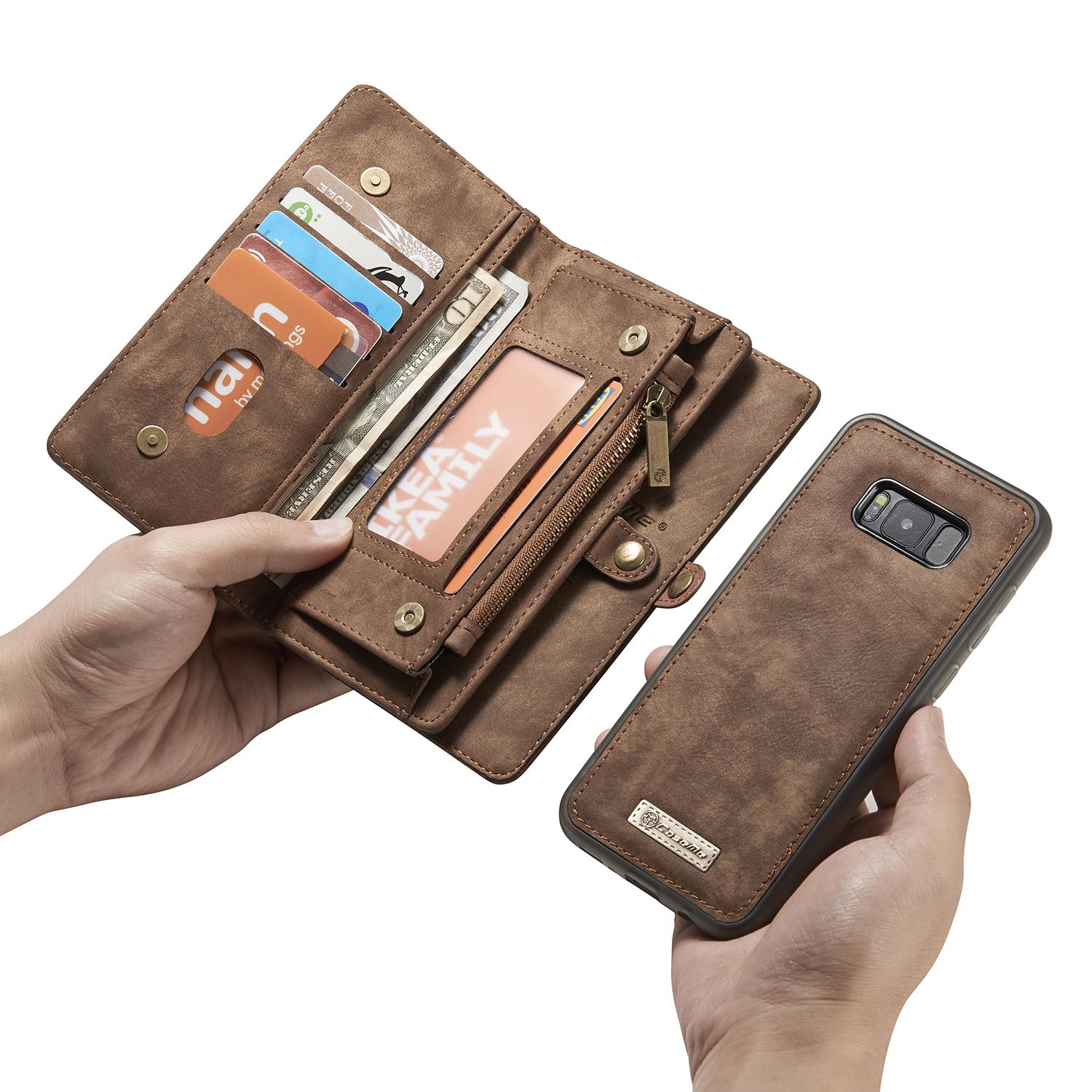 Multi-slot Hoesje Samsung Galaxy S8 Bruin