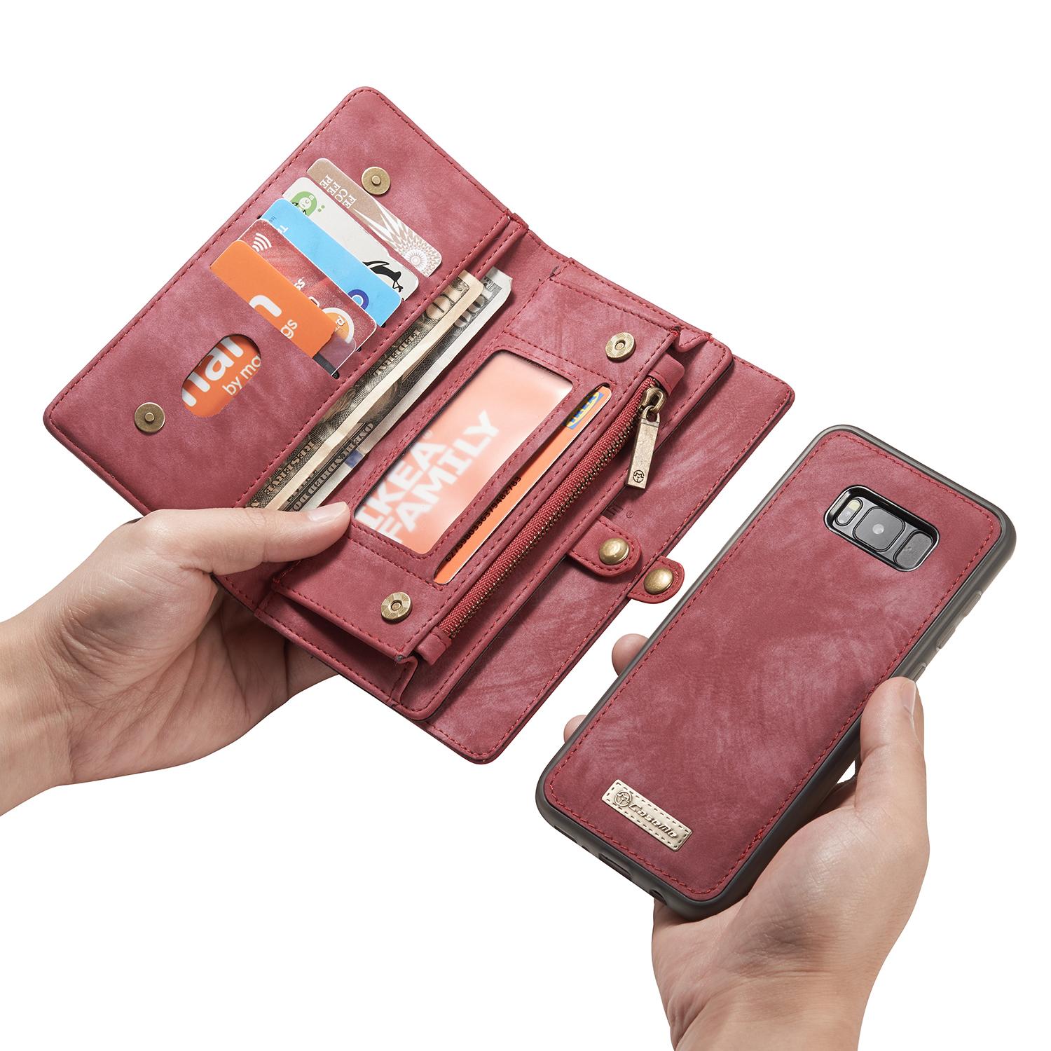 Multi-slot Hoesje Samsung Galaxy S8 Plus Rood