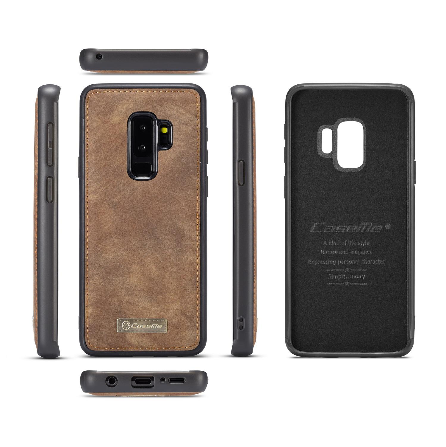 Multi-slot hoesje Samsung Galaxy S9 Plus Bruin