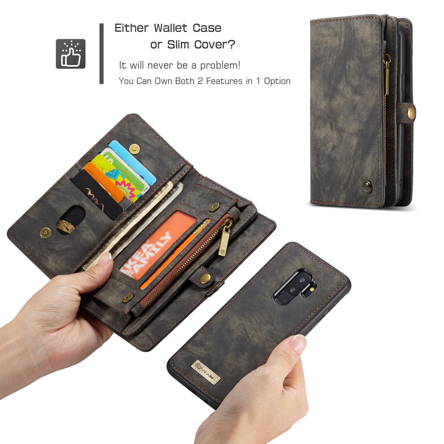 Multi-slot Hoesje Samsung Galaxy S9 Plus Grijs