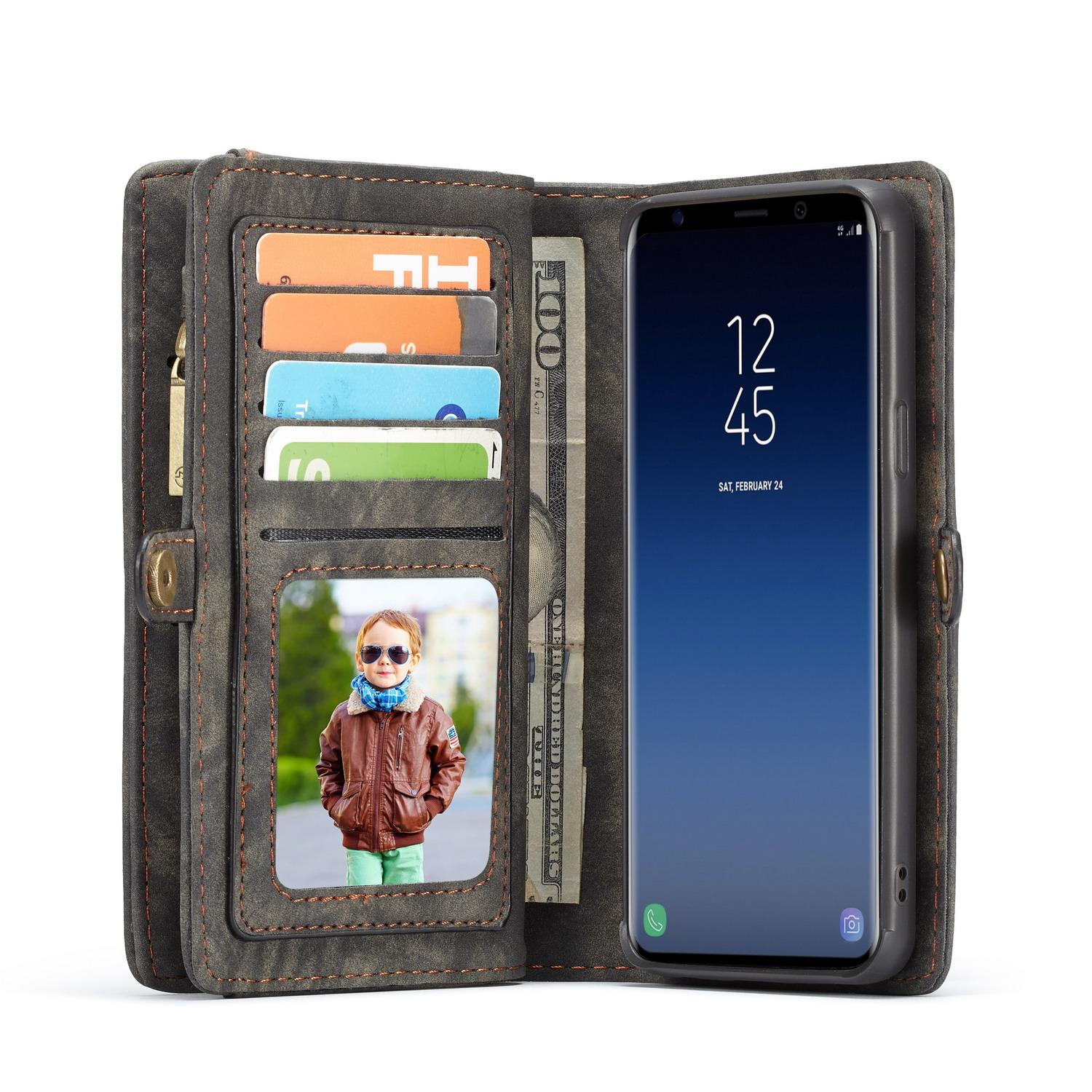 Multi-slot hoesje Samsung Galaxy S9 Plus Grijs