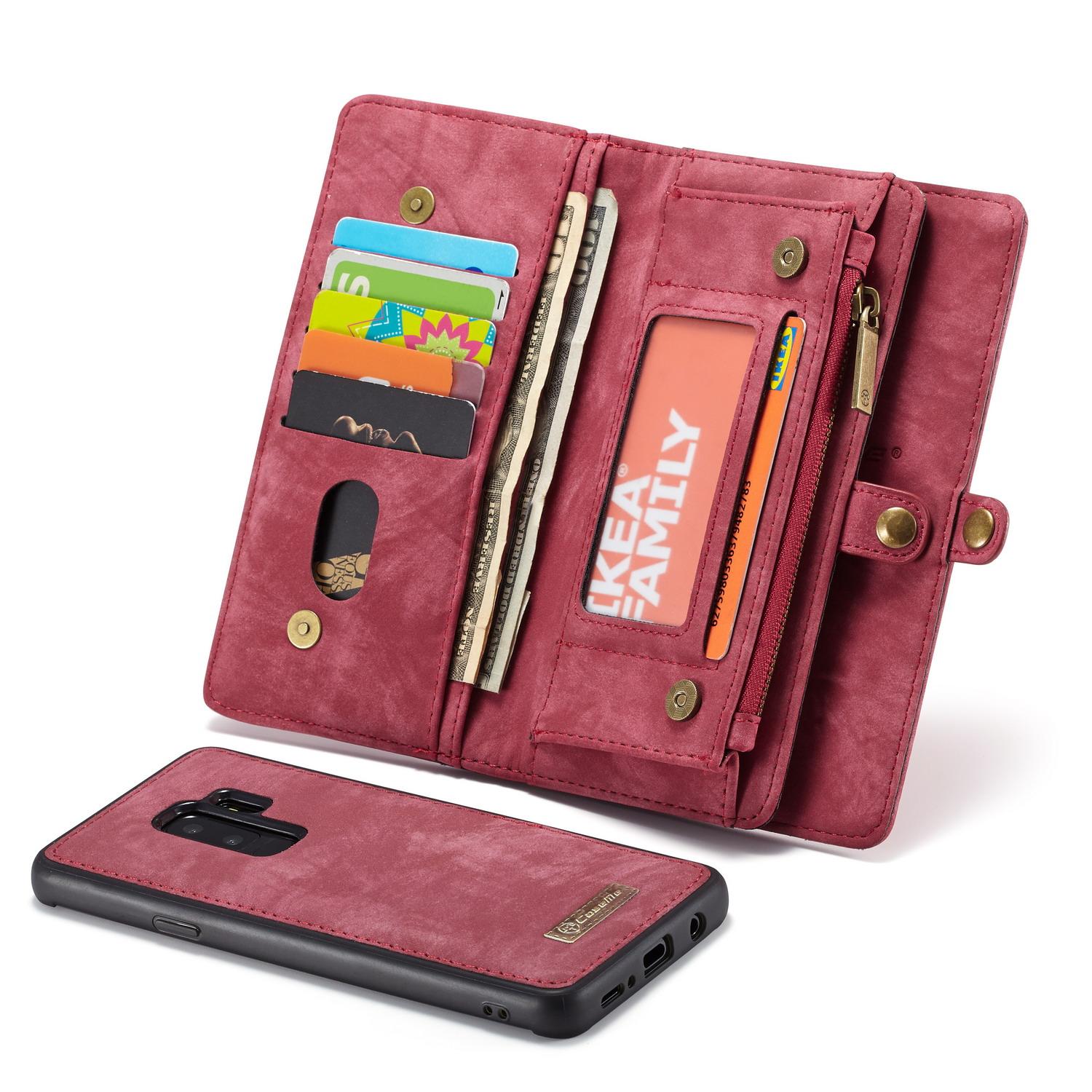 Multi-slot Hoesje Samsung Galaxy S9 Plus Rood
