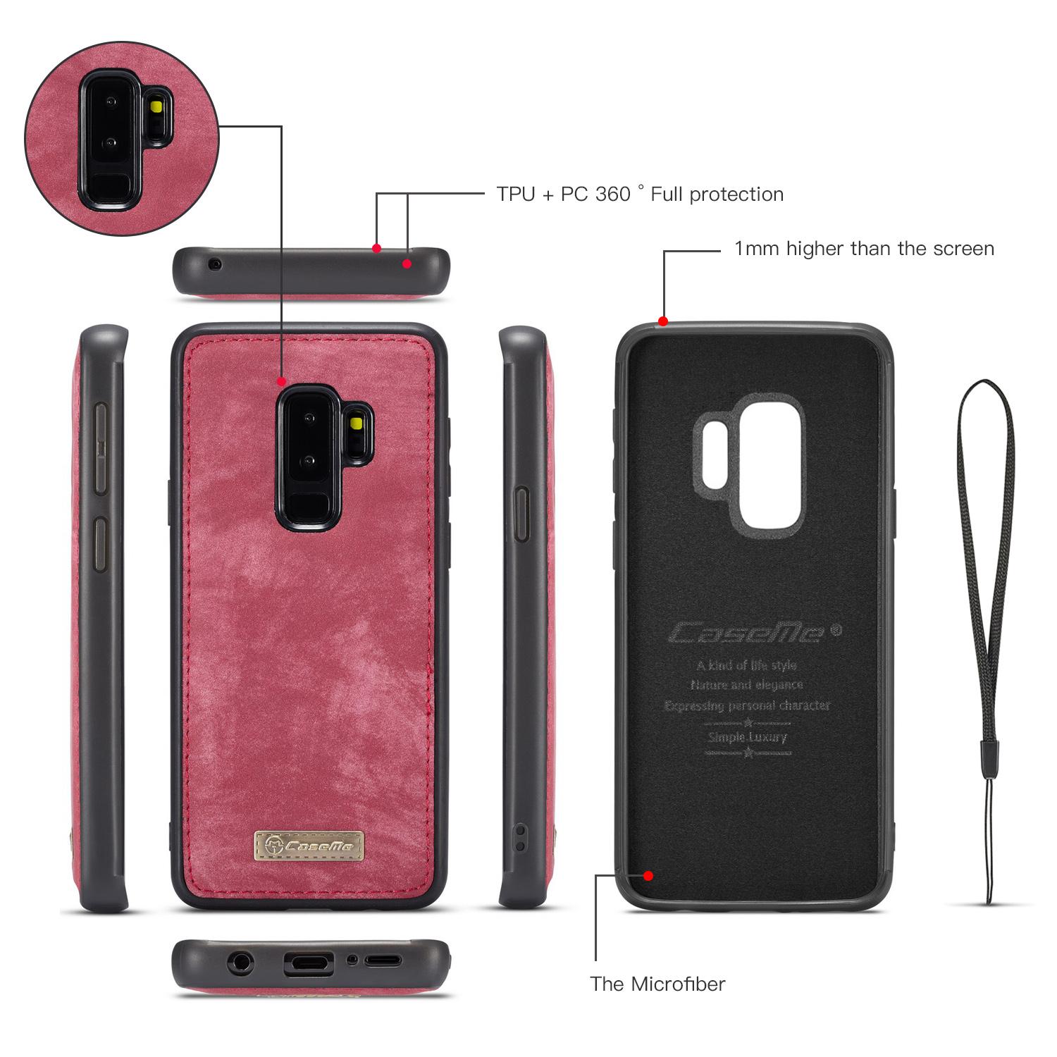 Multi-slot Hoesje Samsung Galaxy S9 Plus Rood