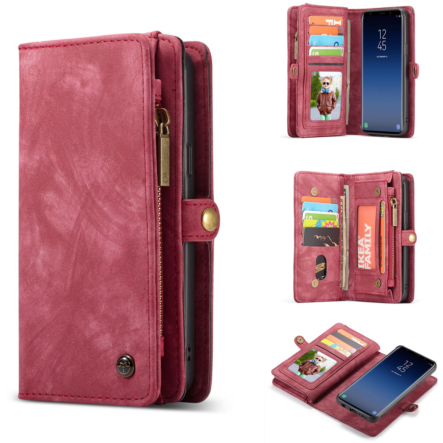 Multi-slot Hoesje Samsung Galaxy S9 Plus Rood