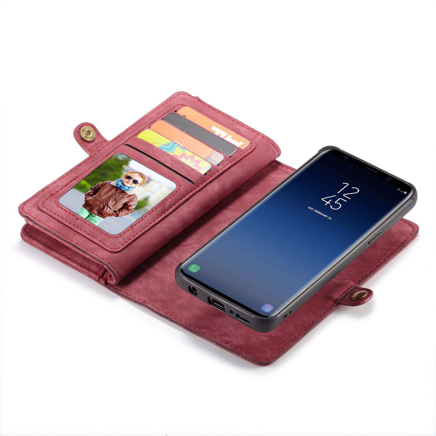 Multi-slot Hoesje Samsung Galaxy S9 Plus Rood