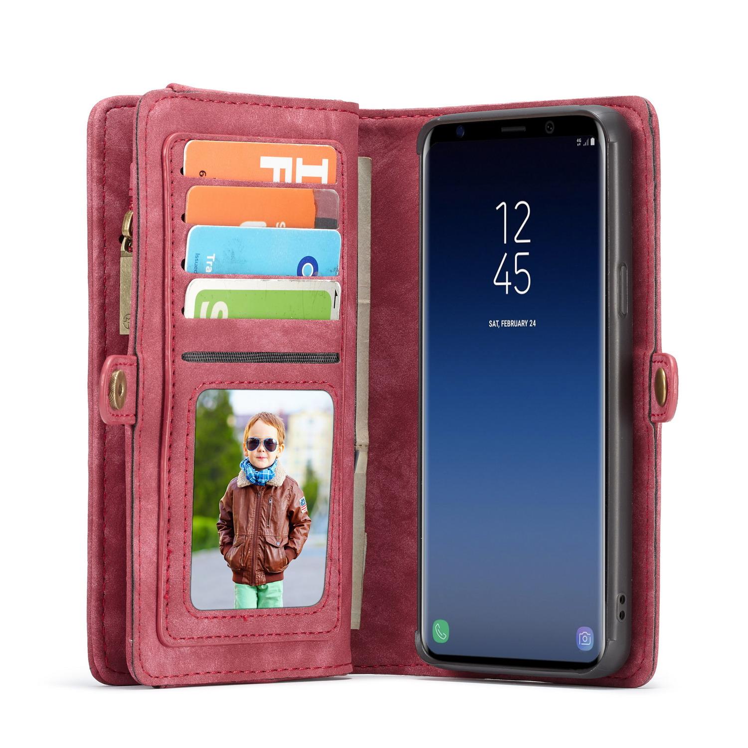 Multi-slot Hoesje Samsung Galaxy S9 Plus Rood
