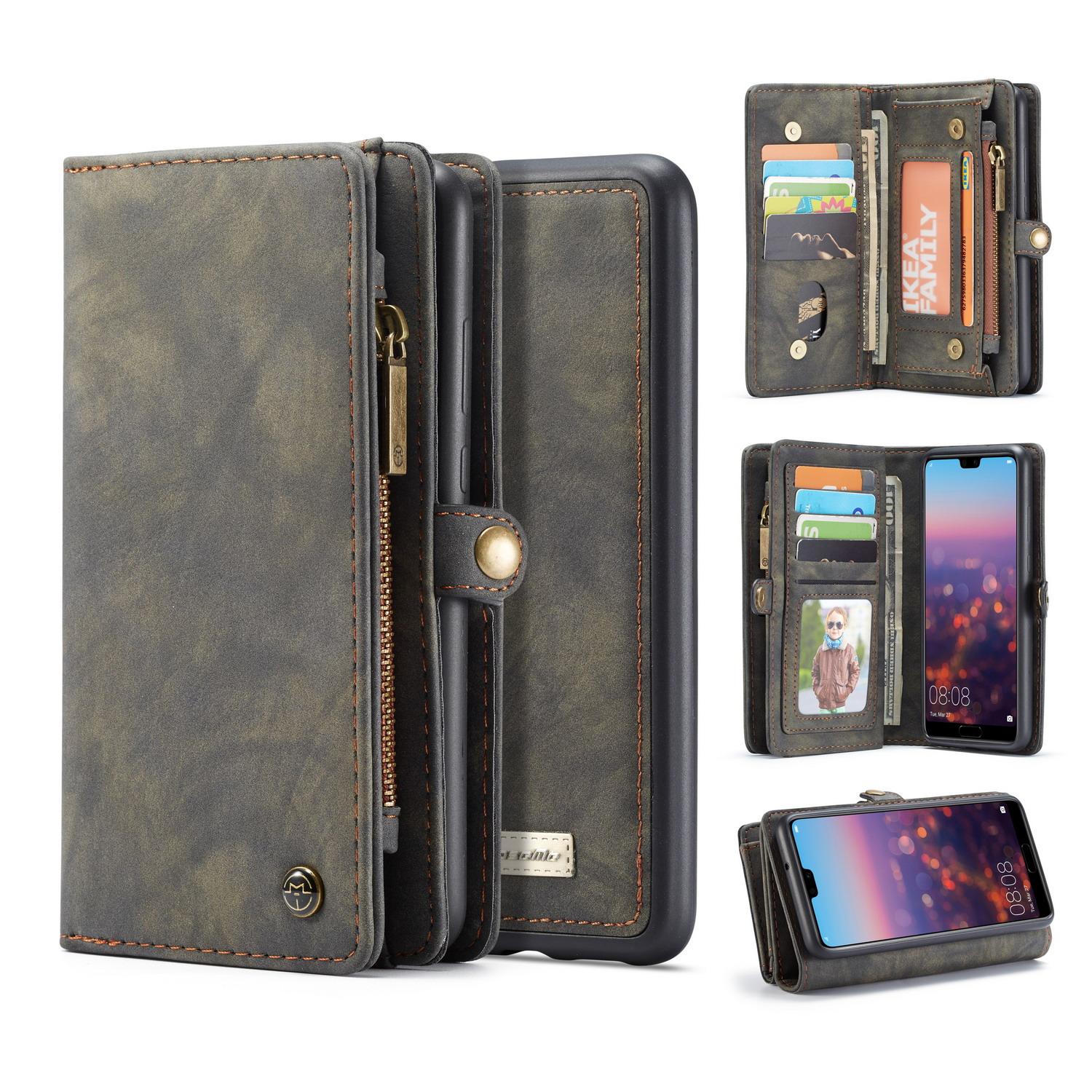 Multi-slot Hoesje Huawei P20 Lite Grijs