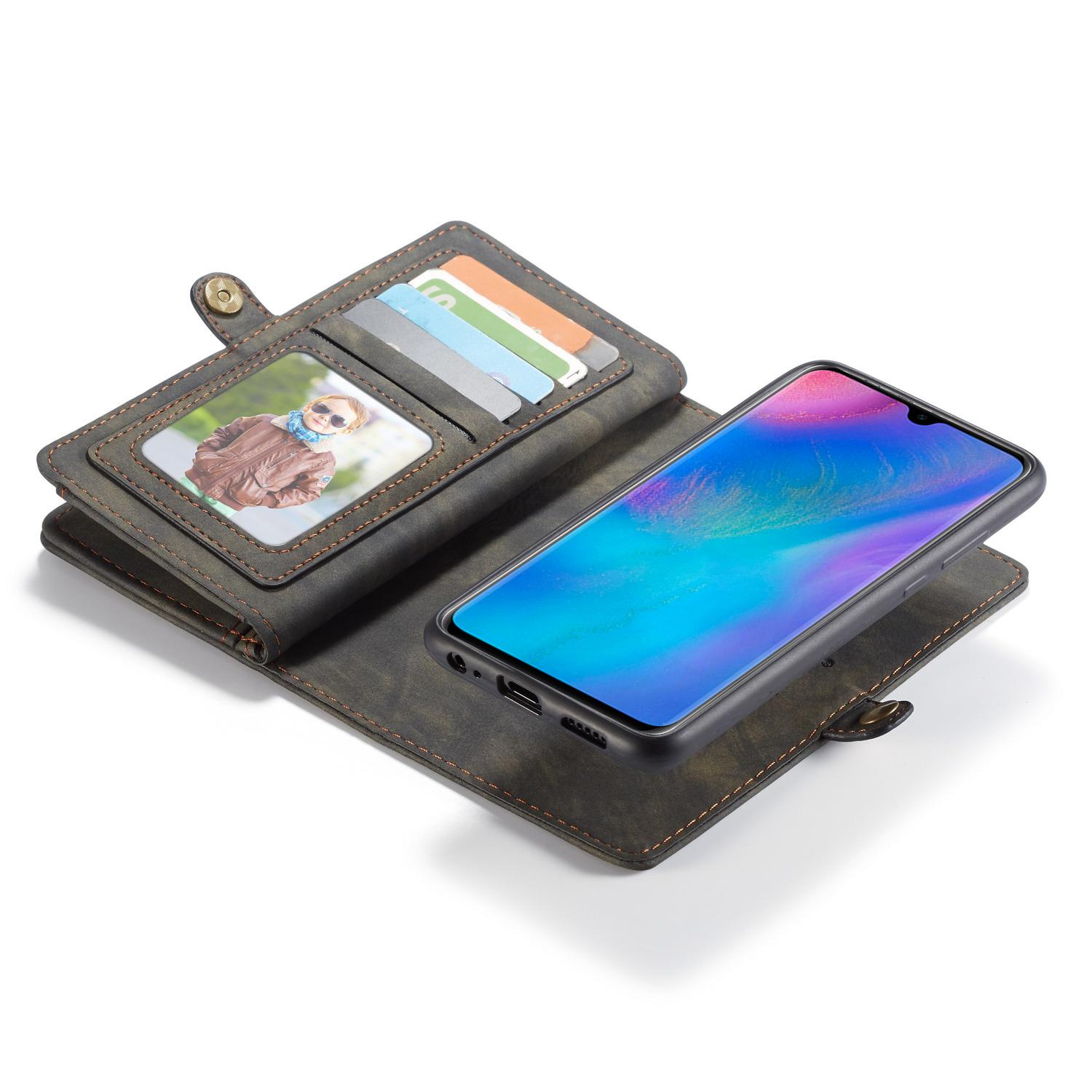 Multi-slot Hoesje Huawei P30 Grijs