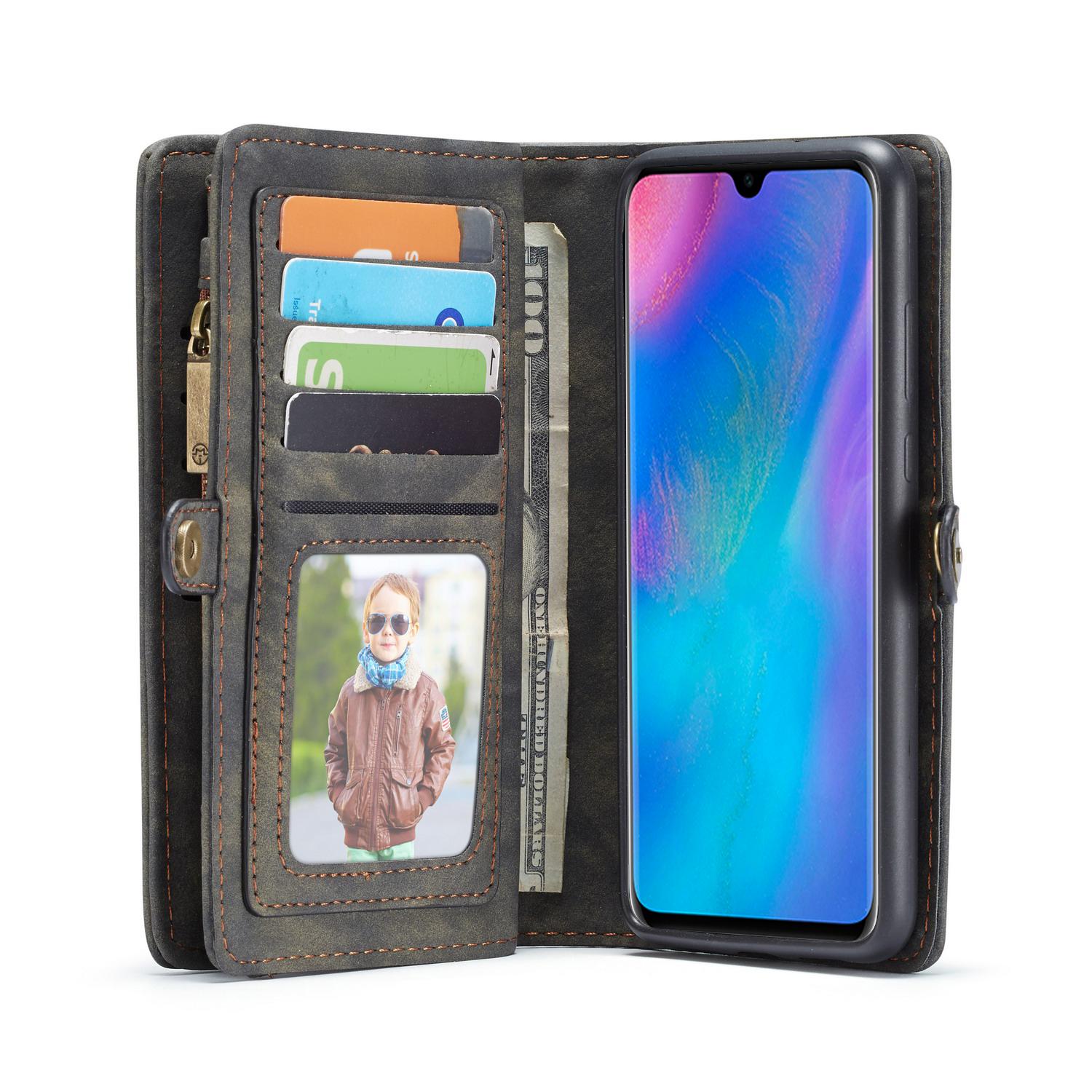 Multi-slot hoesje Huawei P30 Grijs