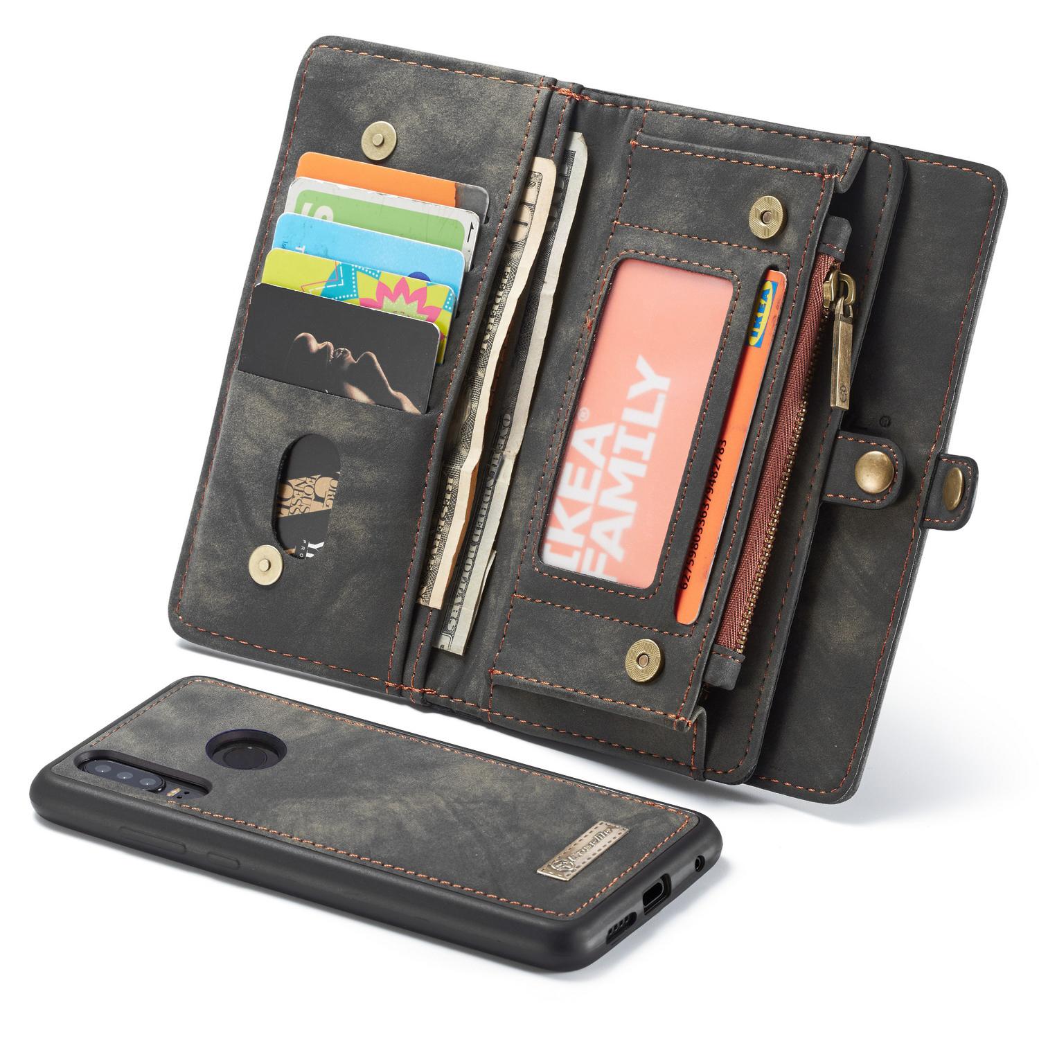 Multi-slot Hoesje Huawei P30 Lite Grijs