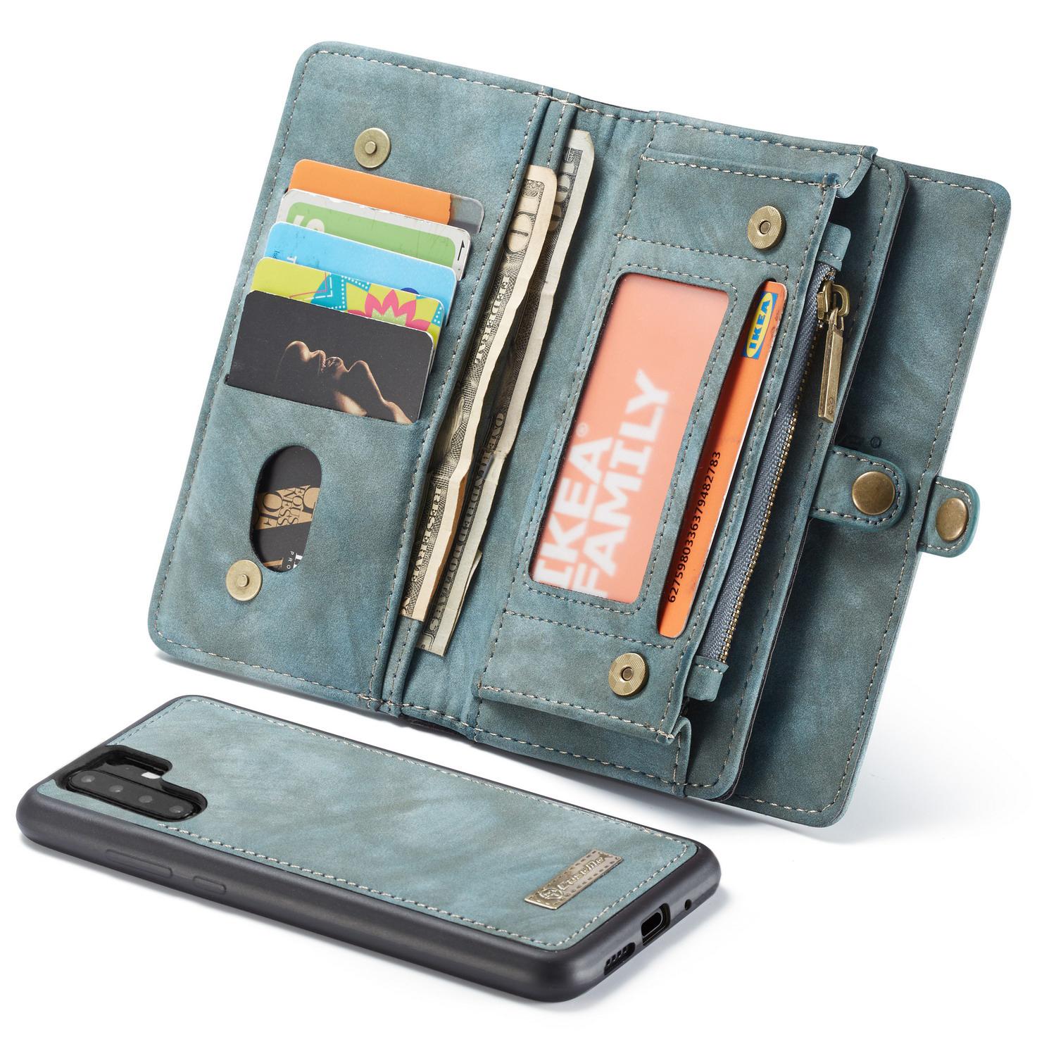 Multi-slot Hoesje Huawei P30 Pro Blauw