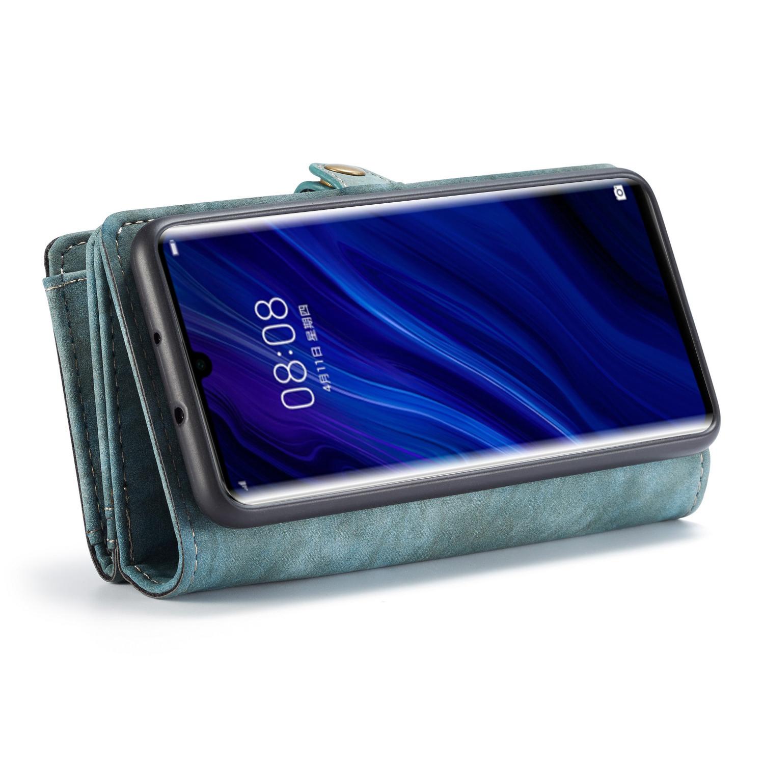Multi-slot Hoesje Huawei P30 Pro Blauw