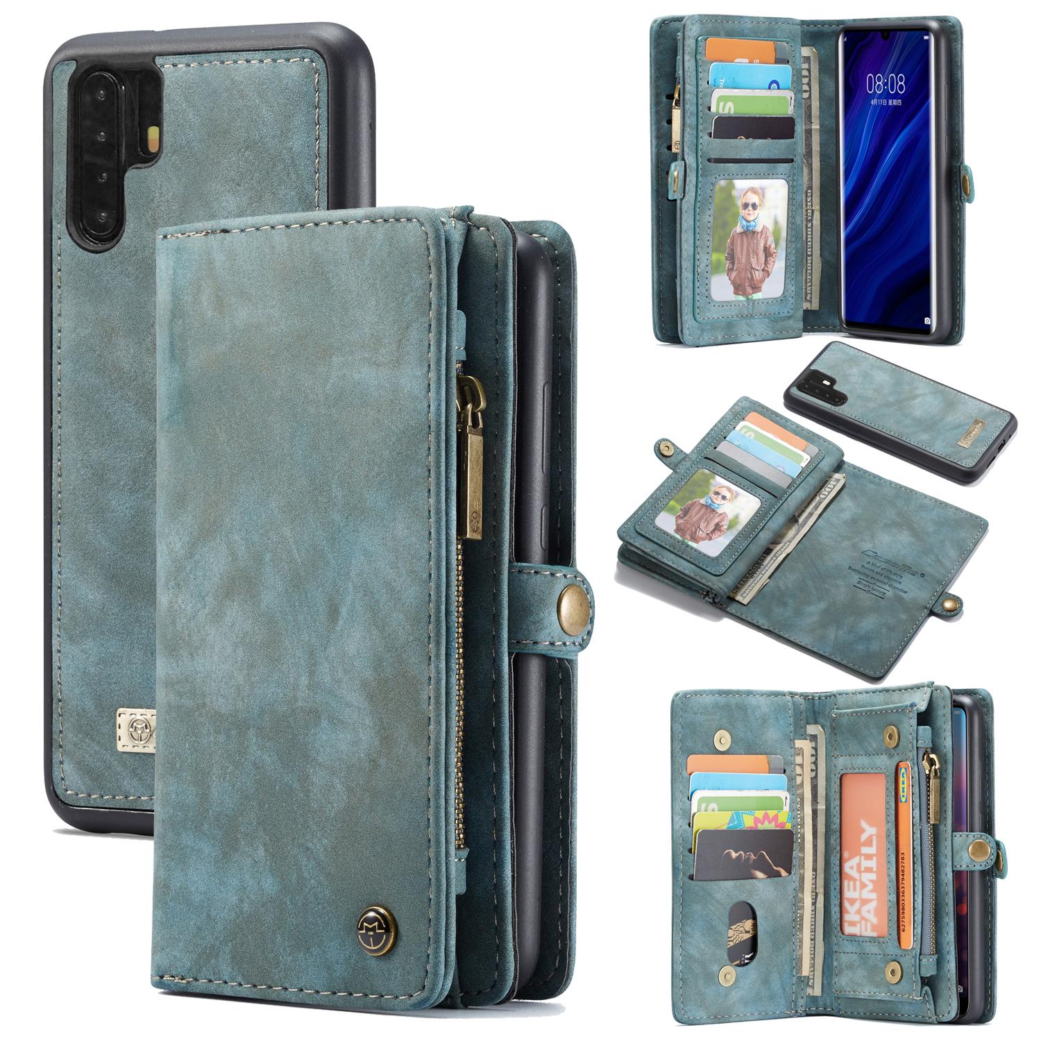 Multi-slot Hoesje Huawei P30 Pro Blauw