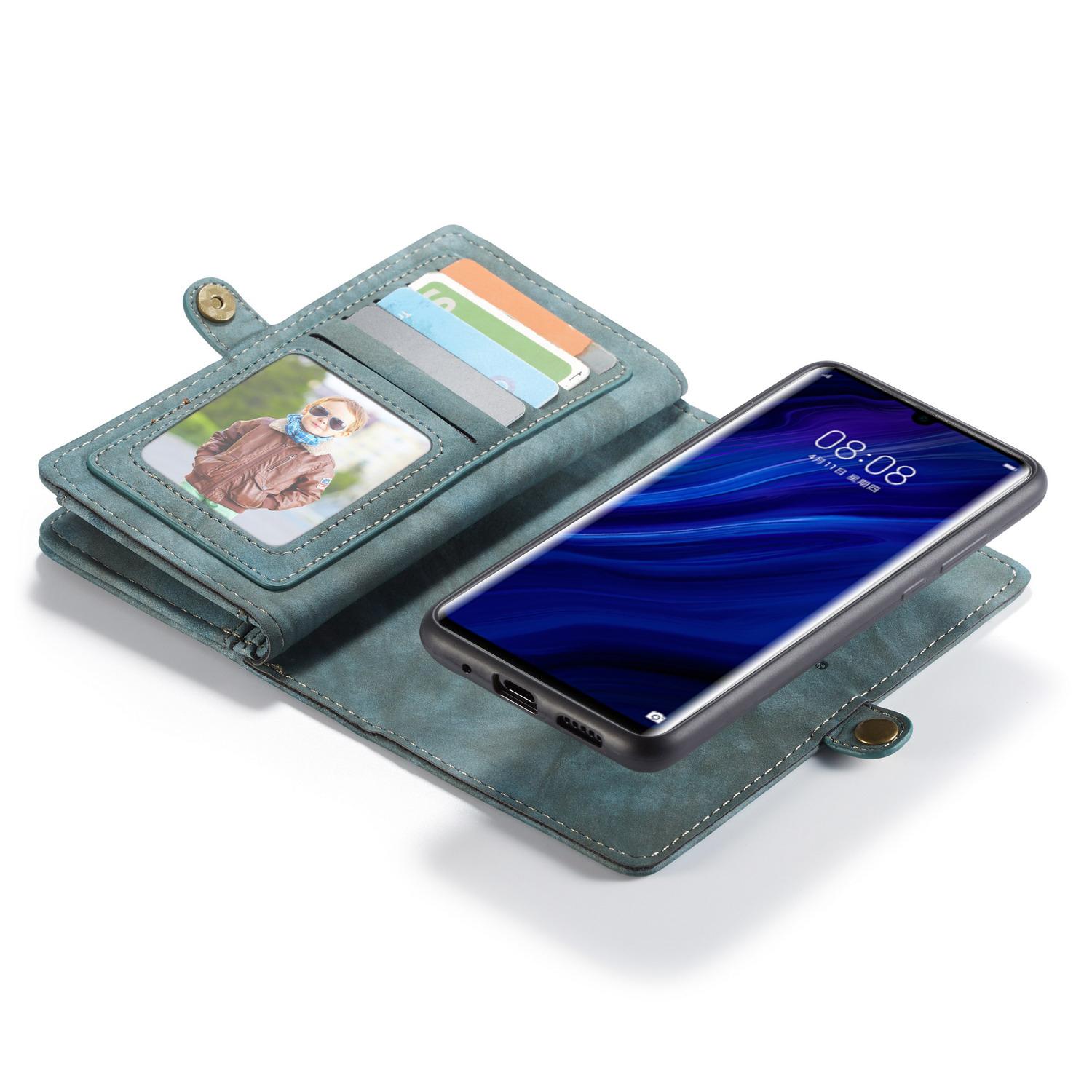 Multi-slot Hoesje Huawei P30 Pro Blauw