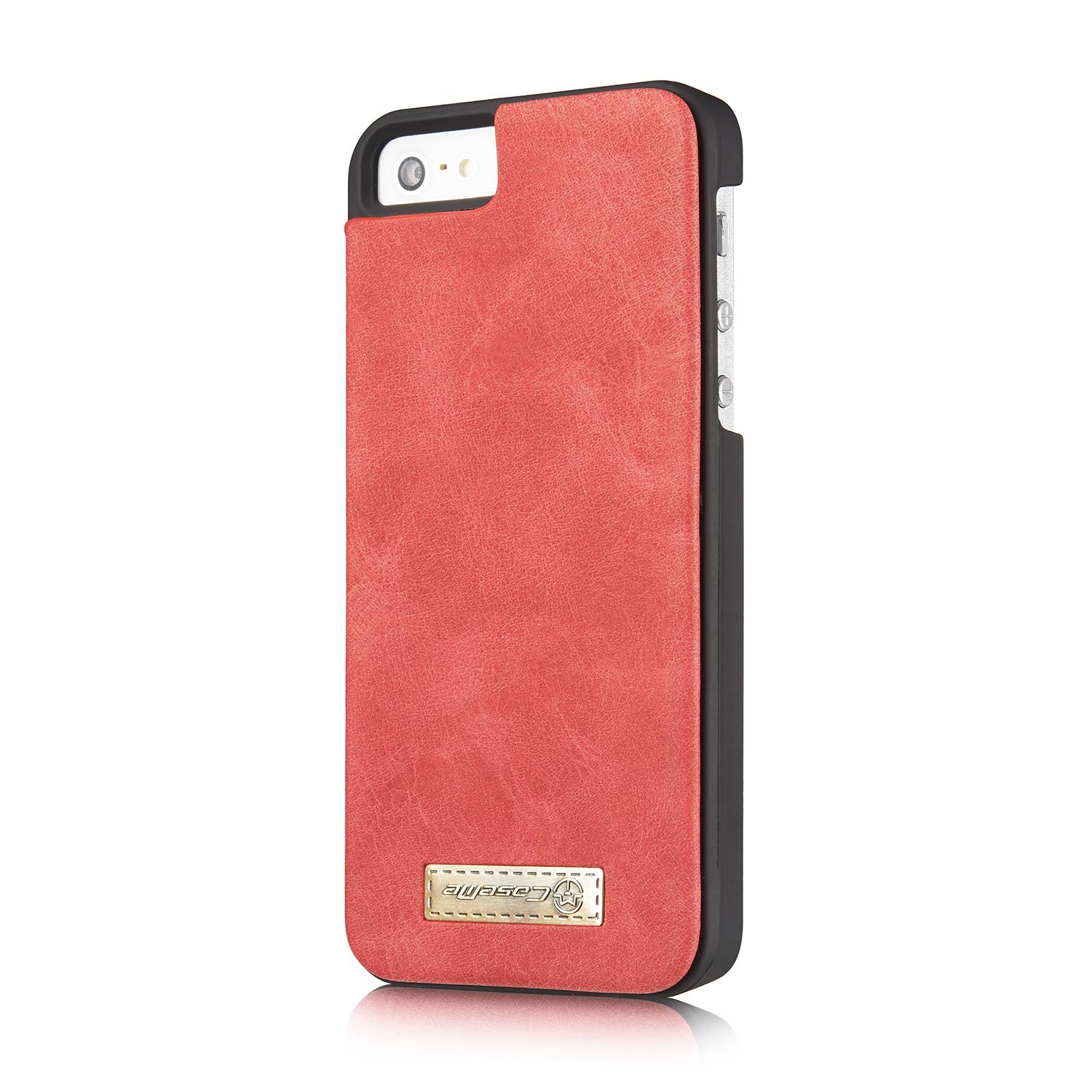 Multi-slot Hoesje Apple iPhone 5/5S/SE Rood