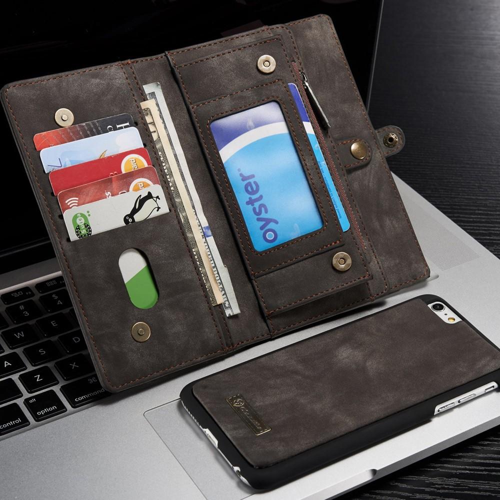 Multi-slot Hoesje iPhone 6 Plus/6S Plus Grijs