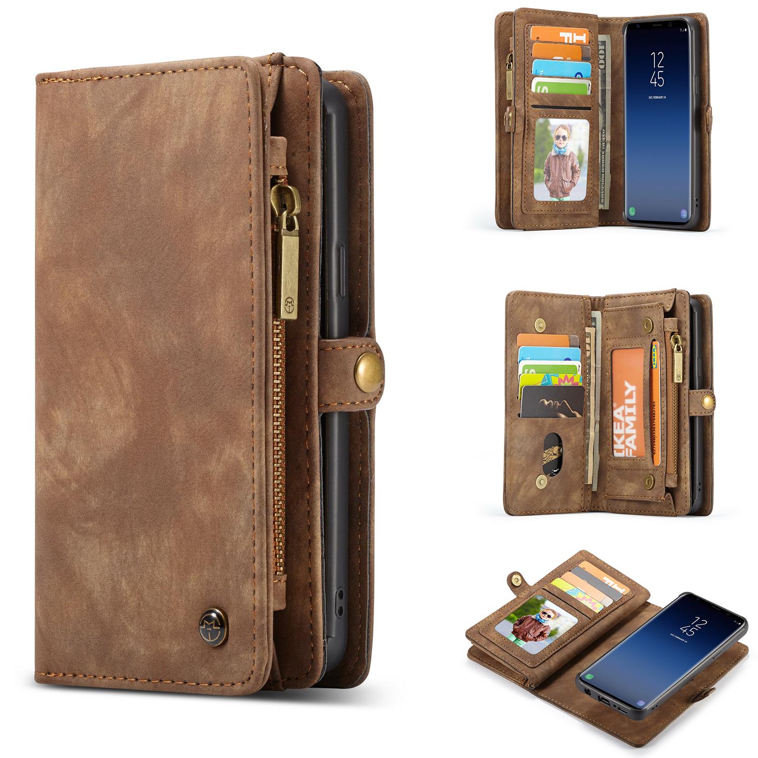 Multi-slot Hoesje Samsung Galaxy S9 Bruin