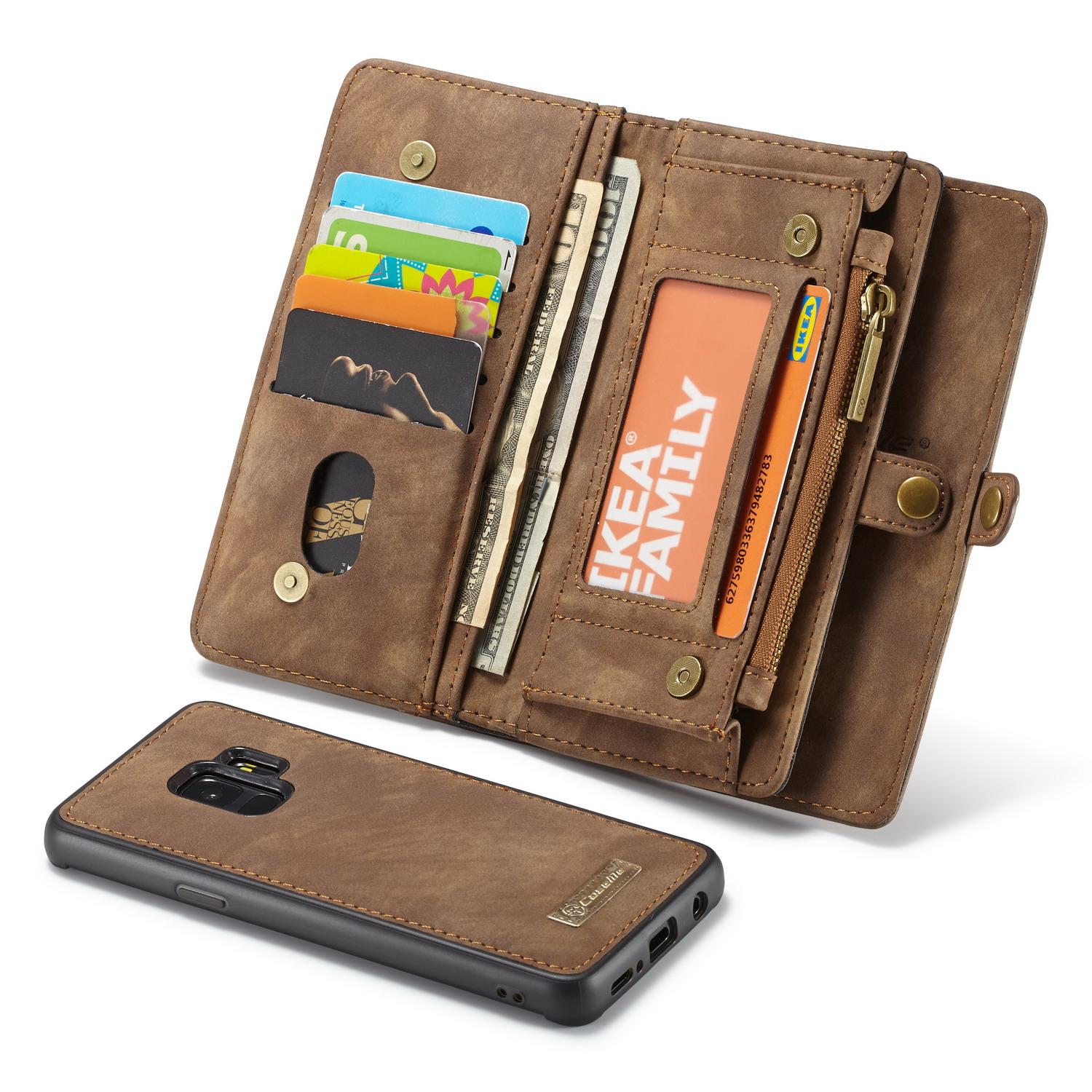 Multi-slot Hoesje Samsung Galaxy S9 Bruin