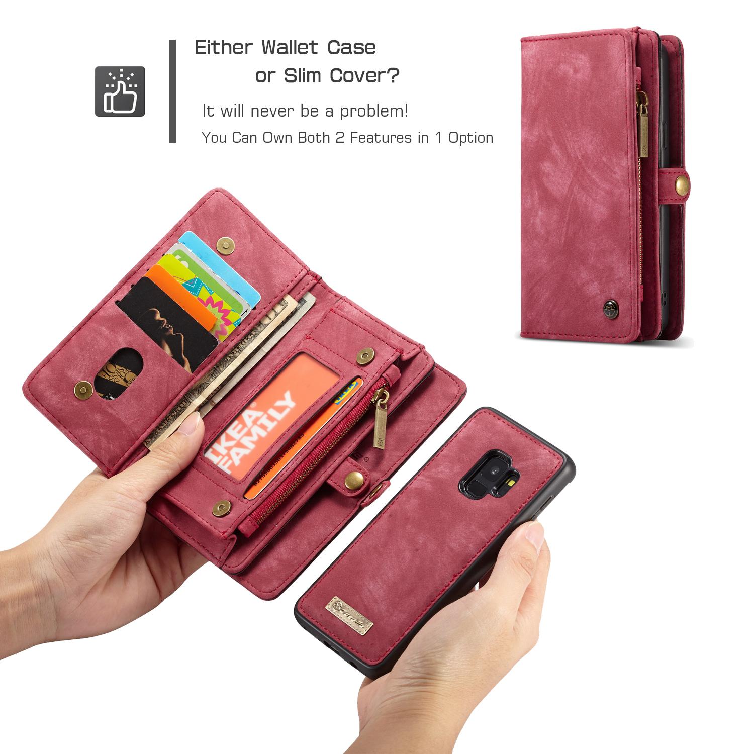 Multi-slot Hoesje Samsung Galaxy S9 Rood