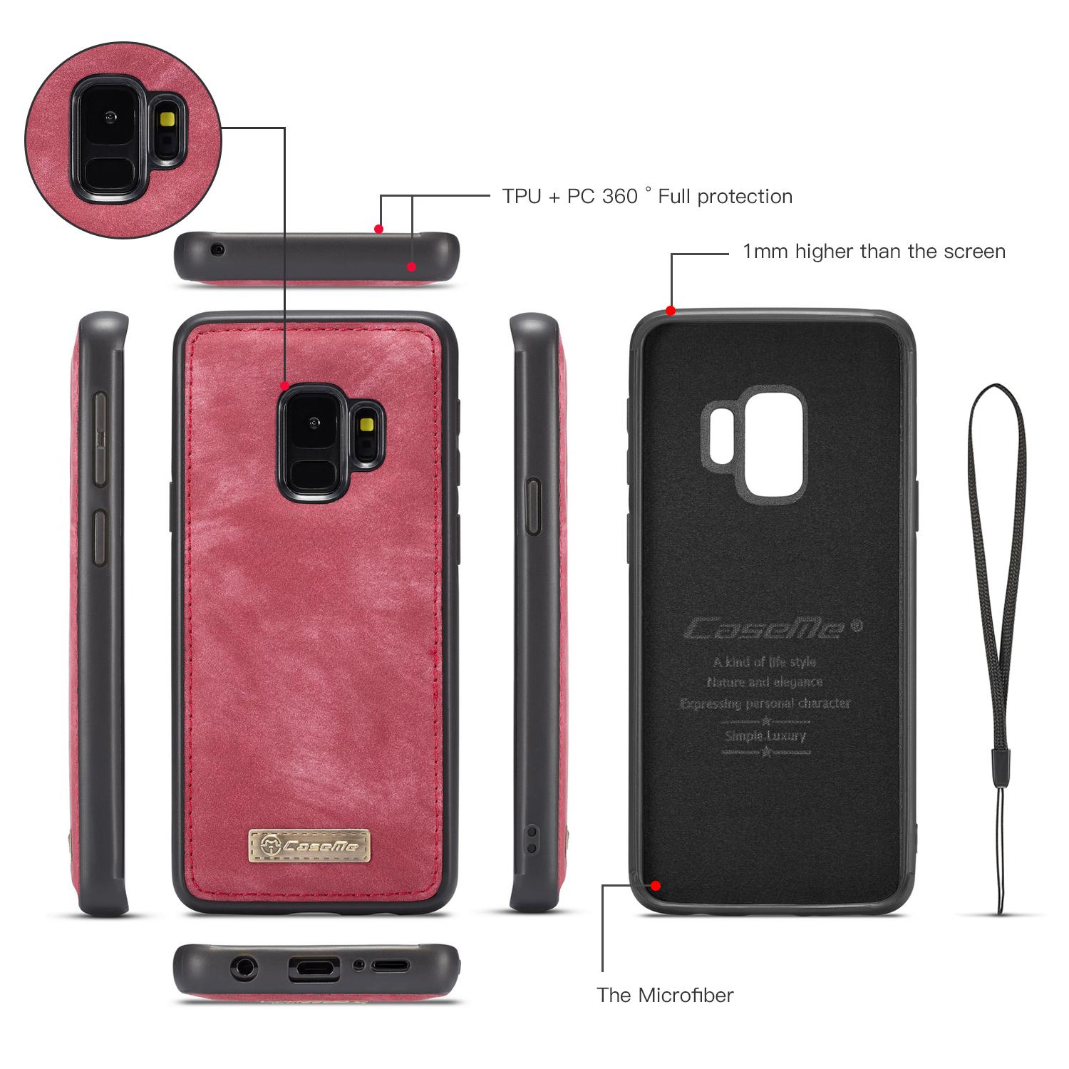 Multi-slot hoesje Samsung Galaxy S9 Rood