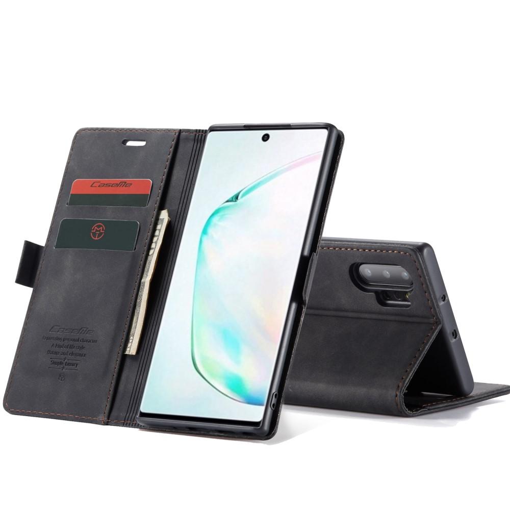 Slim Bookcover Hoesje Samsung Galaxy Note 10 Plus Zwart