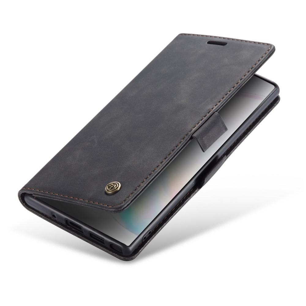 Slim Bookcover Hoesje Samsung Galaxy Note 10 Plus Zwart