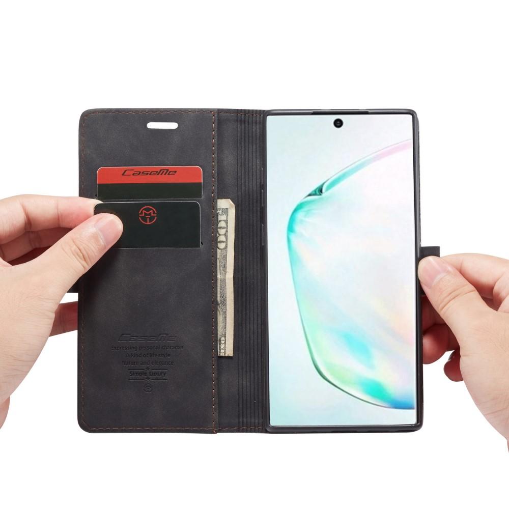 Slim Bookcover hoesje Samsung Galaxy Note 10 Plus Zwart