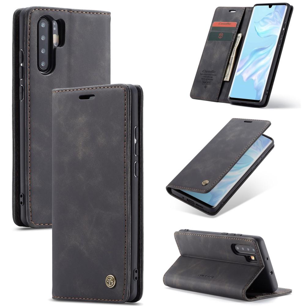 Slim Bookcover hoesje Huawei P30 Pro Zwart