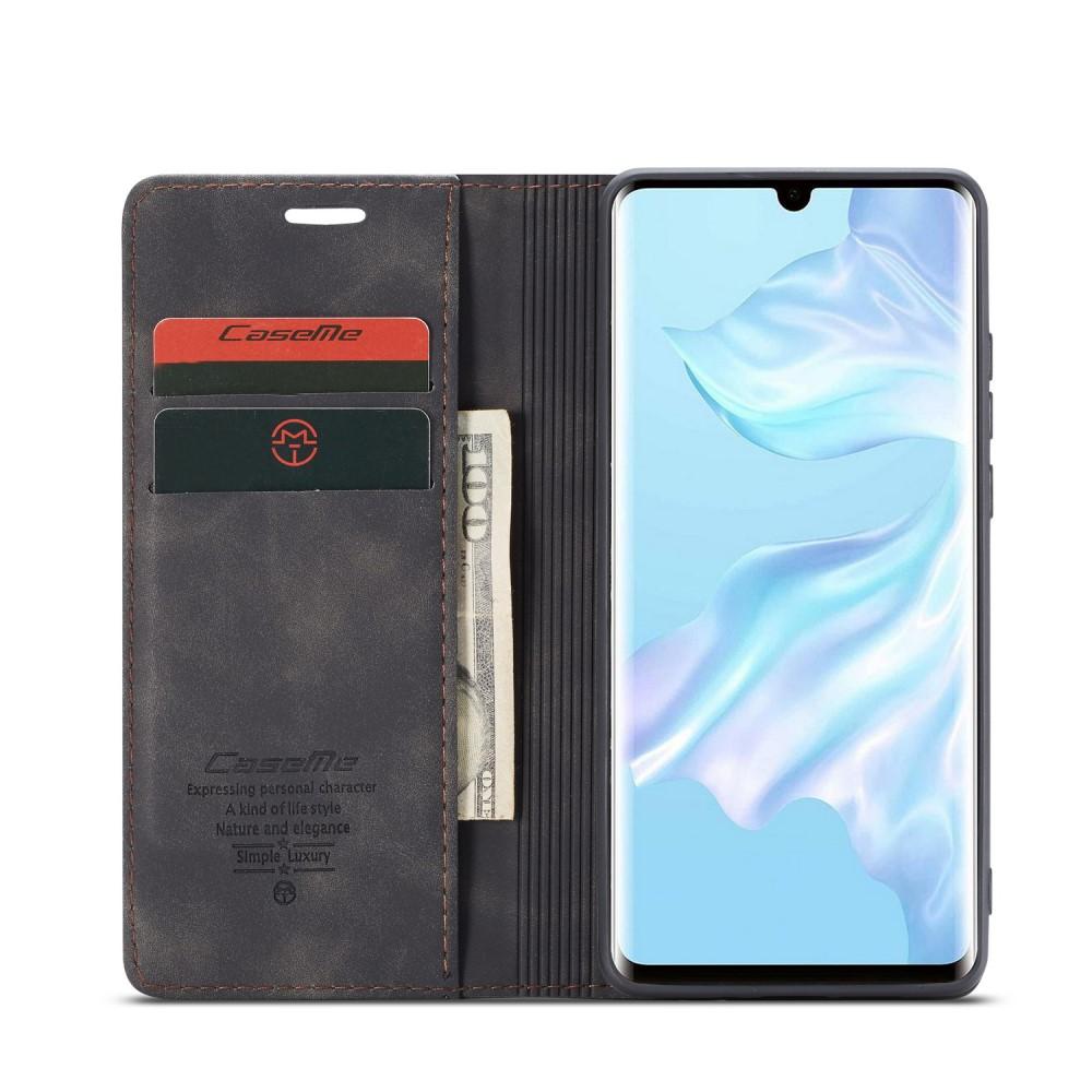 Slim Bookcover hoesje Huawei P30 Pro Zwart