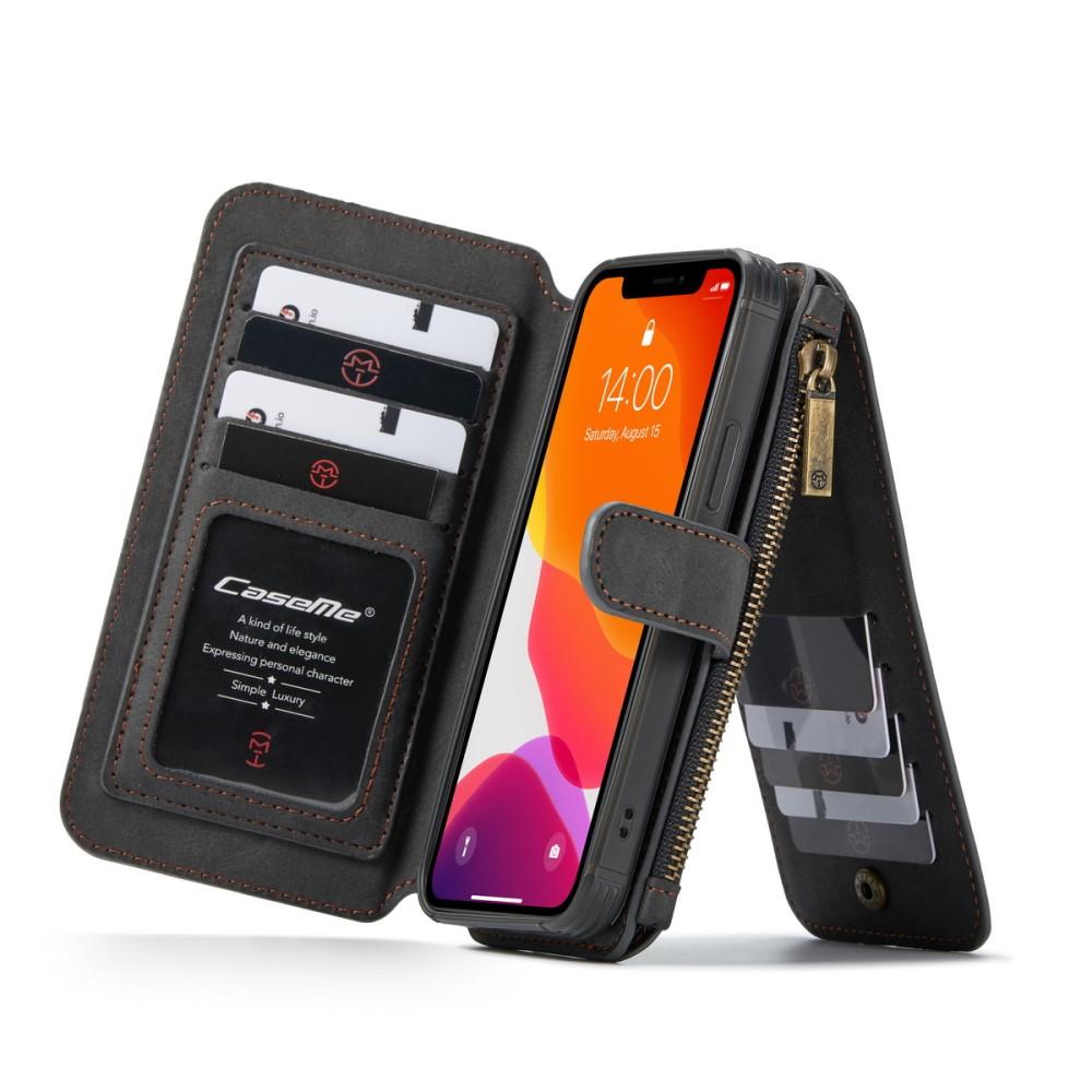 Multi-Slot Flip Cover iPhone 12/12 Pro Grijs