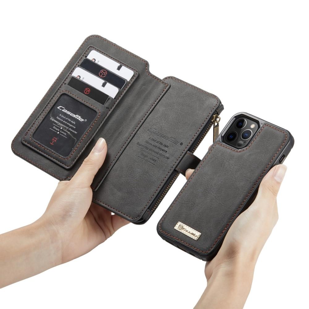 Multi-Slot Flip Cover iPhone 12/12 Pro Grijs