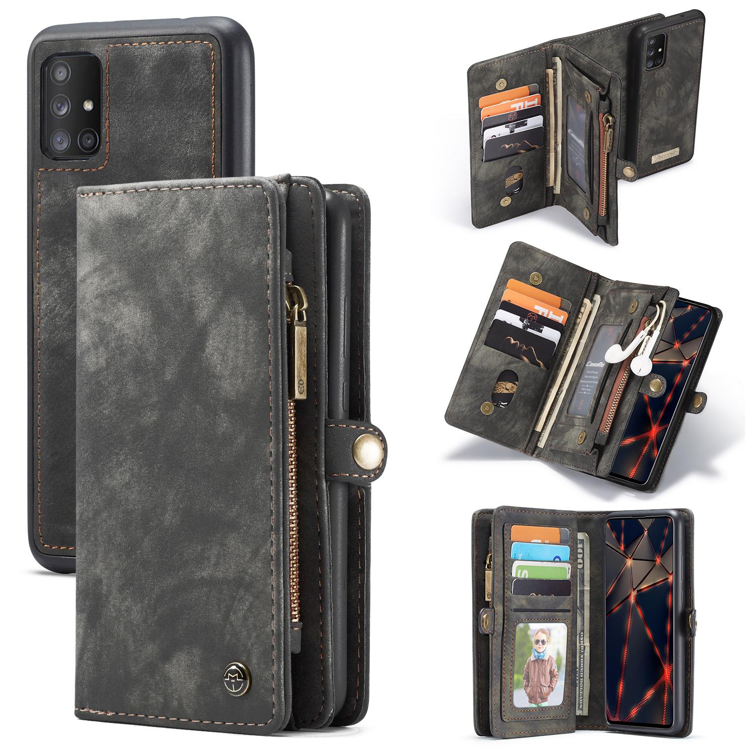 Multi-slot Hoesje Samsung Galaxy A51 Grijs