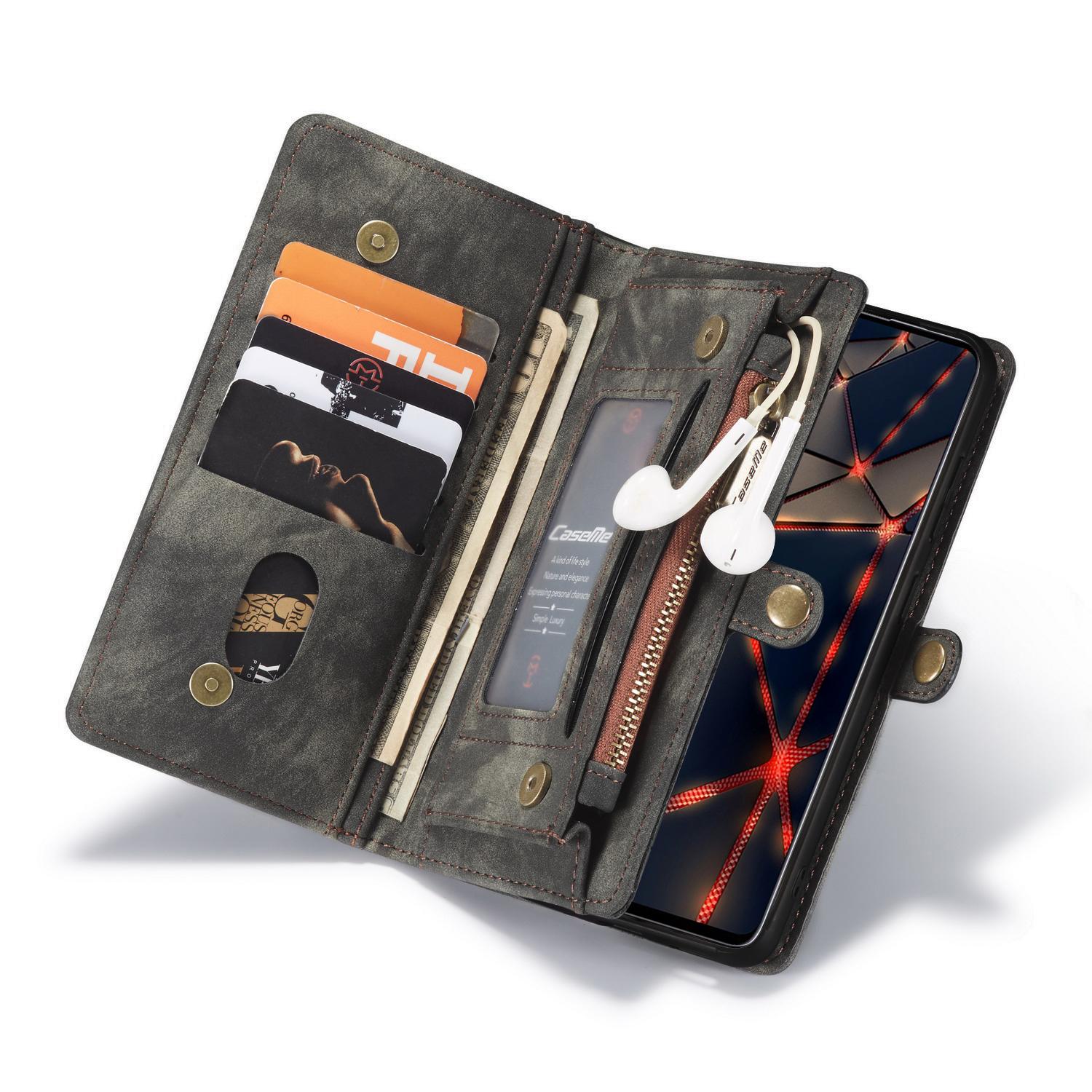 Multi-slot Hoesje Samsung Galaxy A51 Grijs