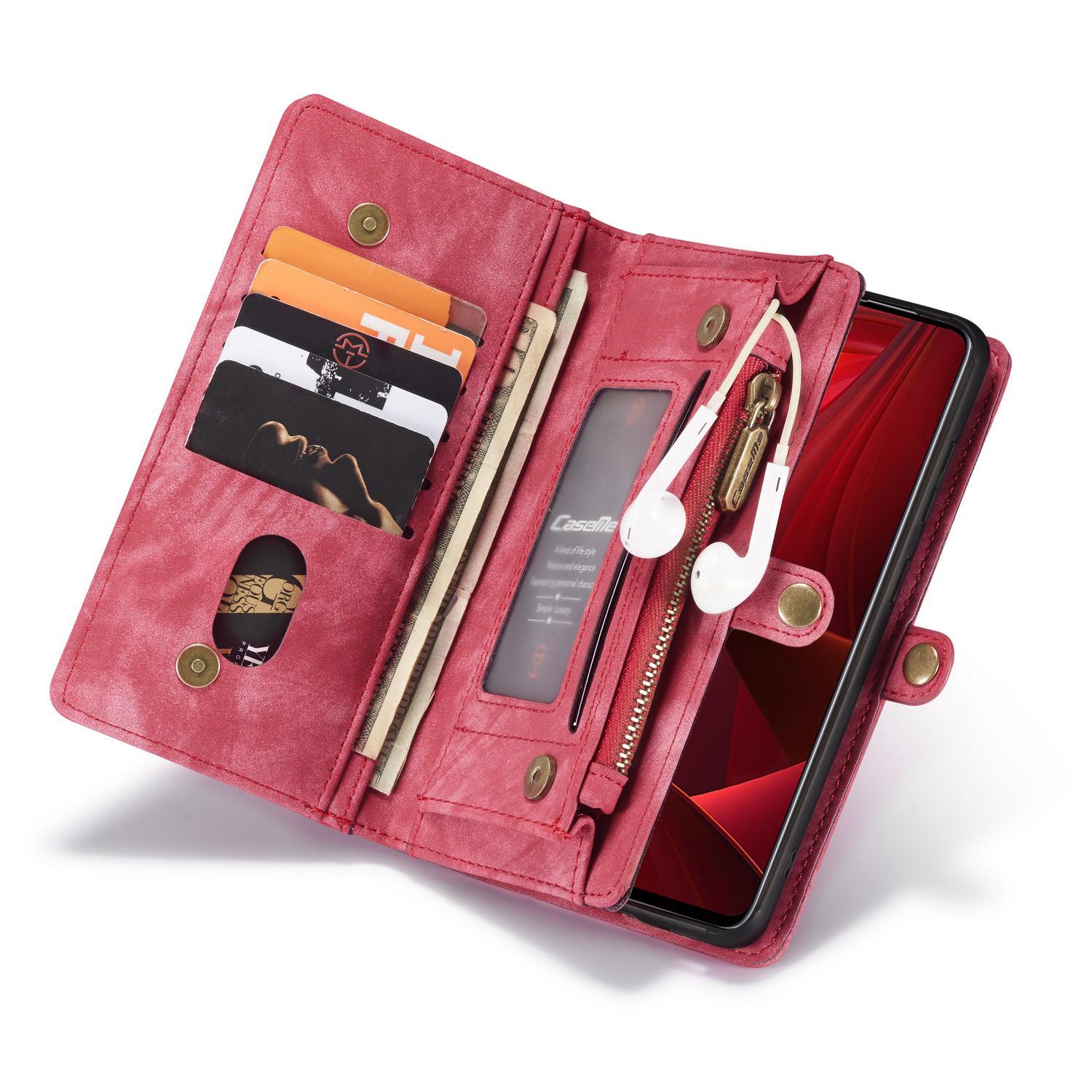 Multi-slot Hoesje Samsung Galaxy A51 Rood