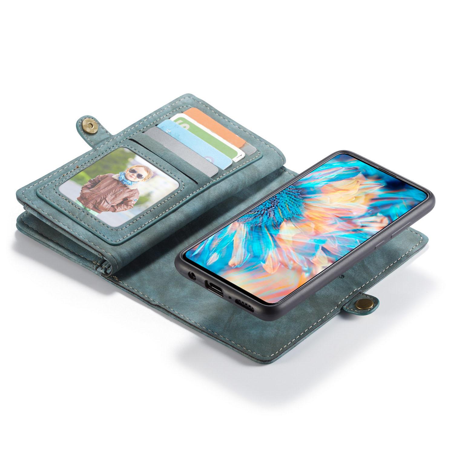 Multi-slot Hoesje Samsung Galaxy A71 Blauw