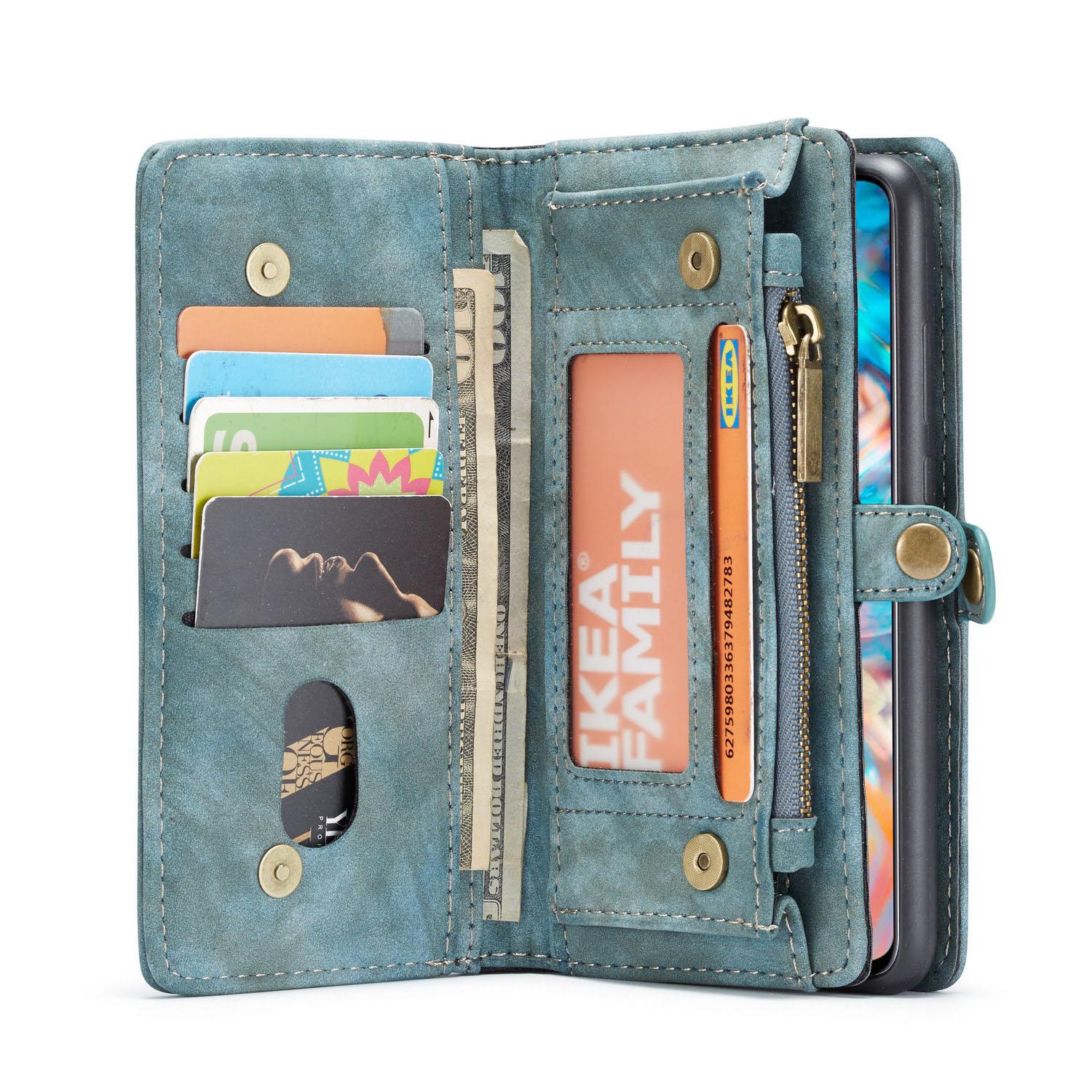 Multi-slot Hoesje Samsung Galaxy A71 Blauw