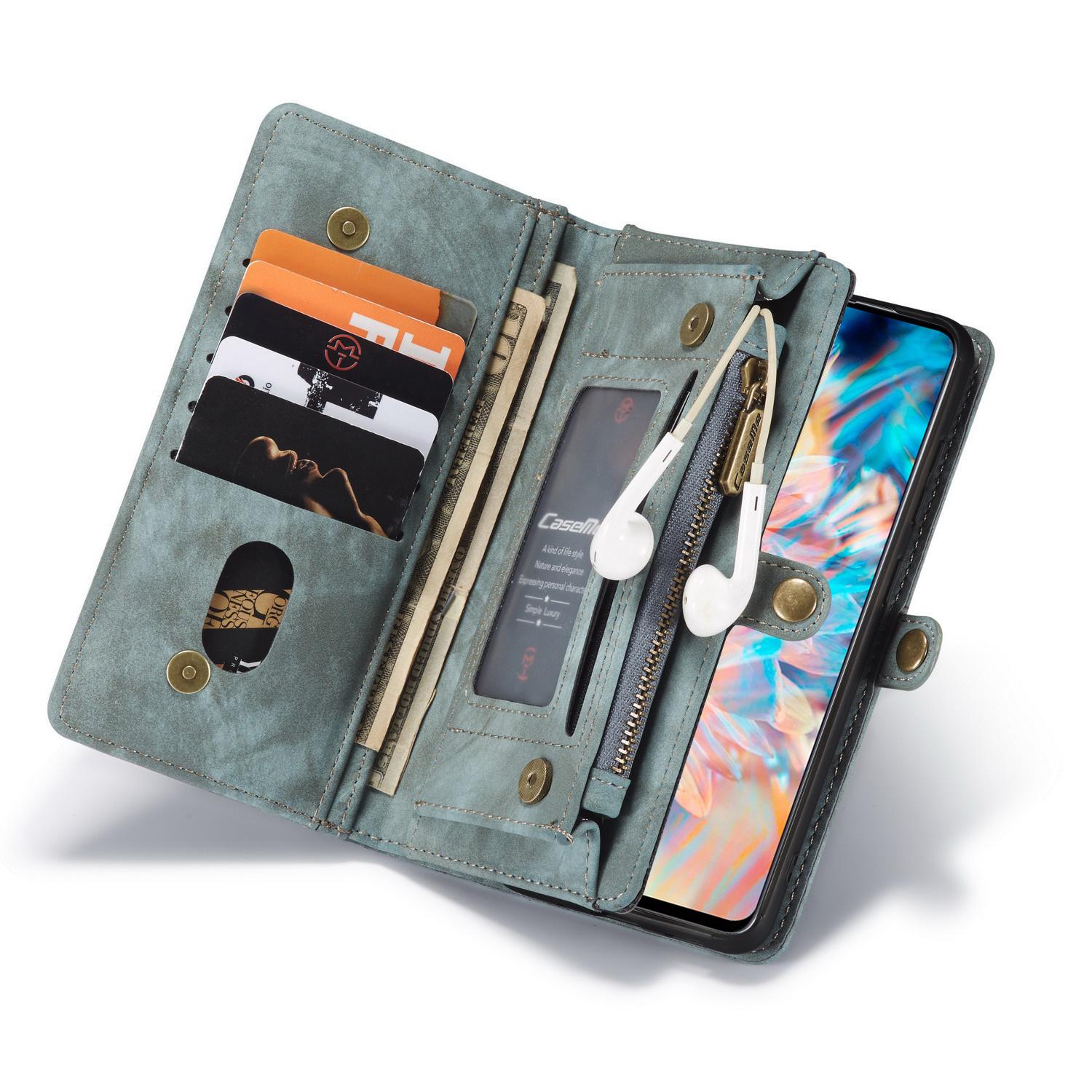 Multi-slot Hoesje Samsung Galaxy A71 Blauw