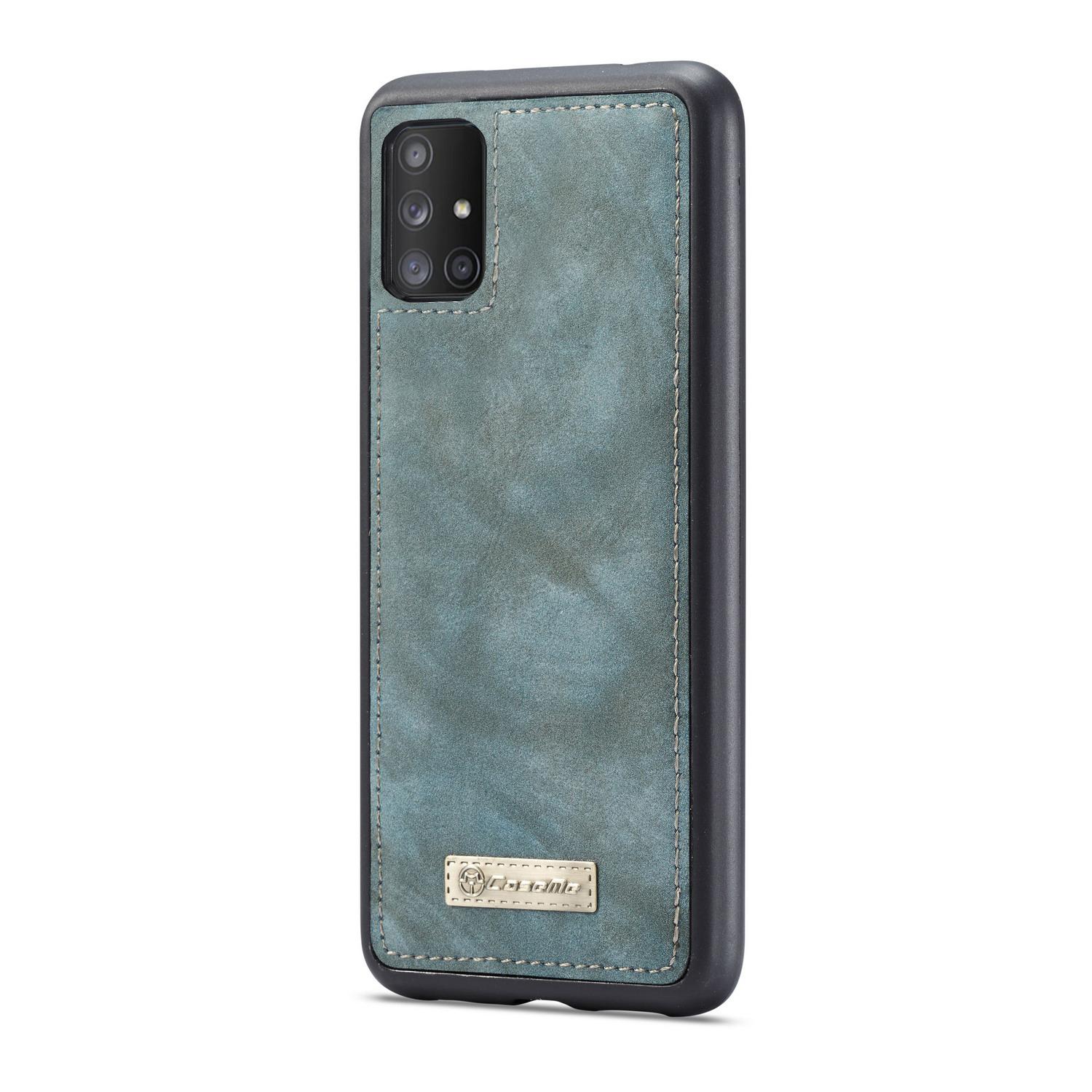 Multi-slot hoesje Samsung Galaxy A71 Blauw