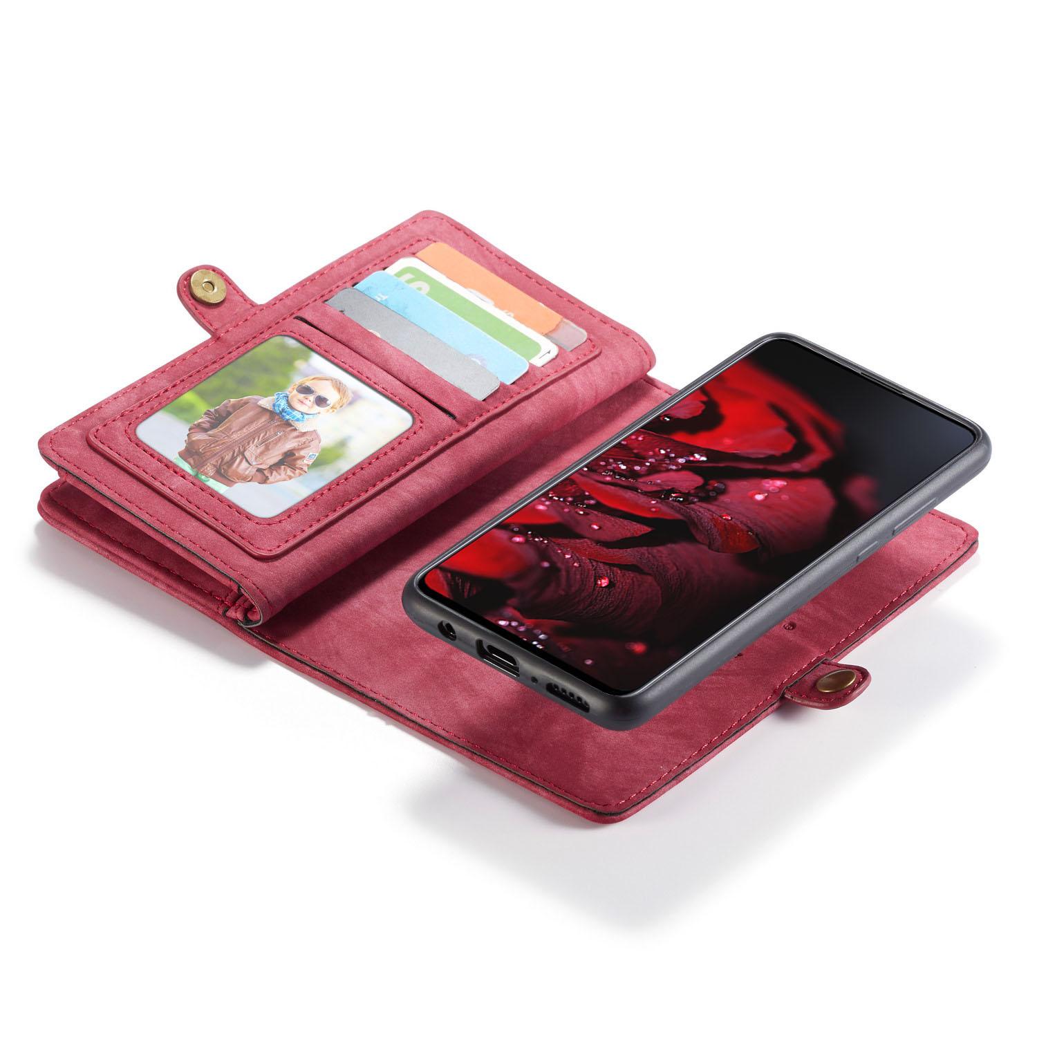 Multi-slot Hoesje Samsung Galaxy A71 Rood