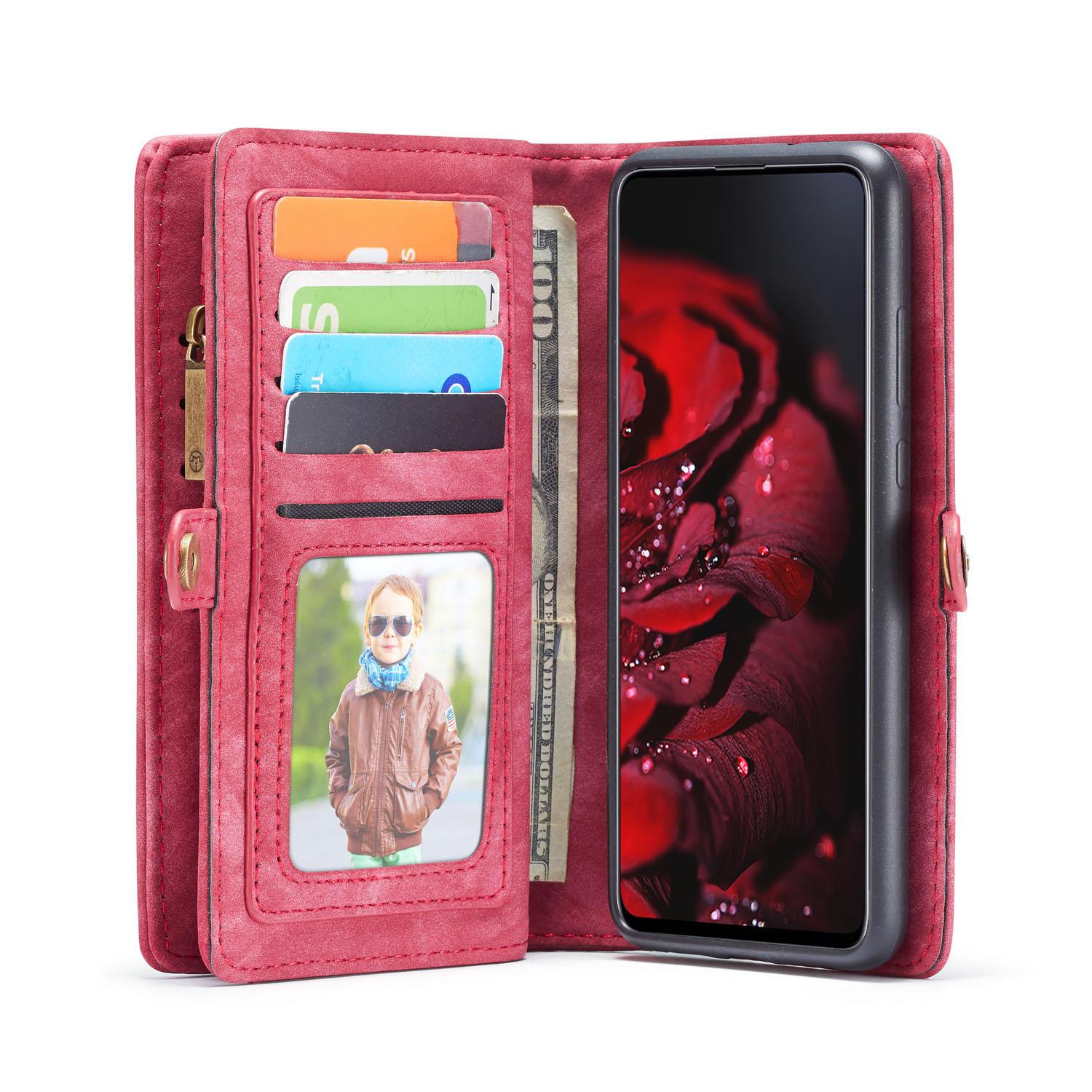 Multi-slot Hoesje Samsung Galaxy A71 Rood