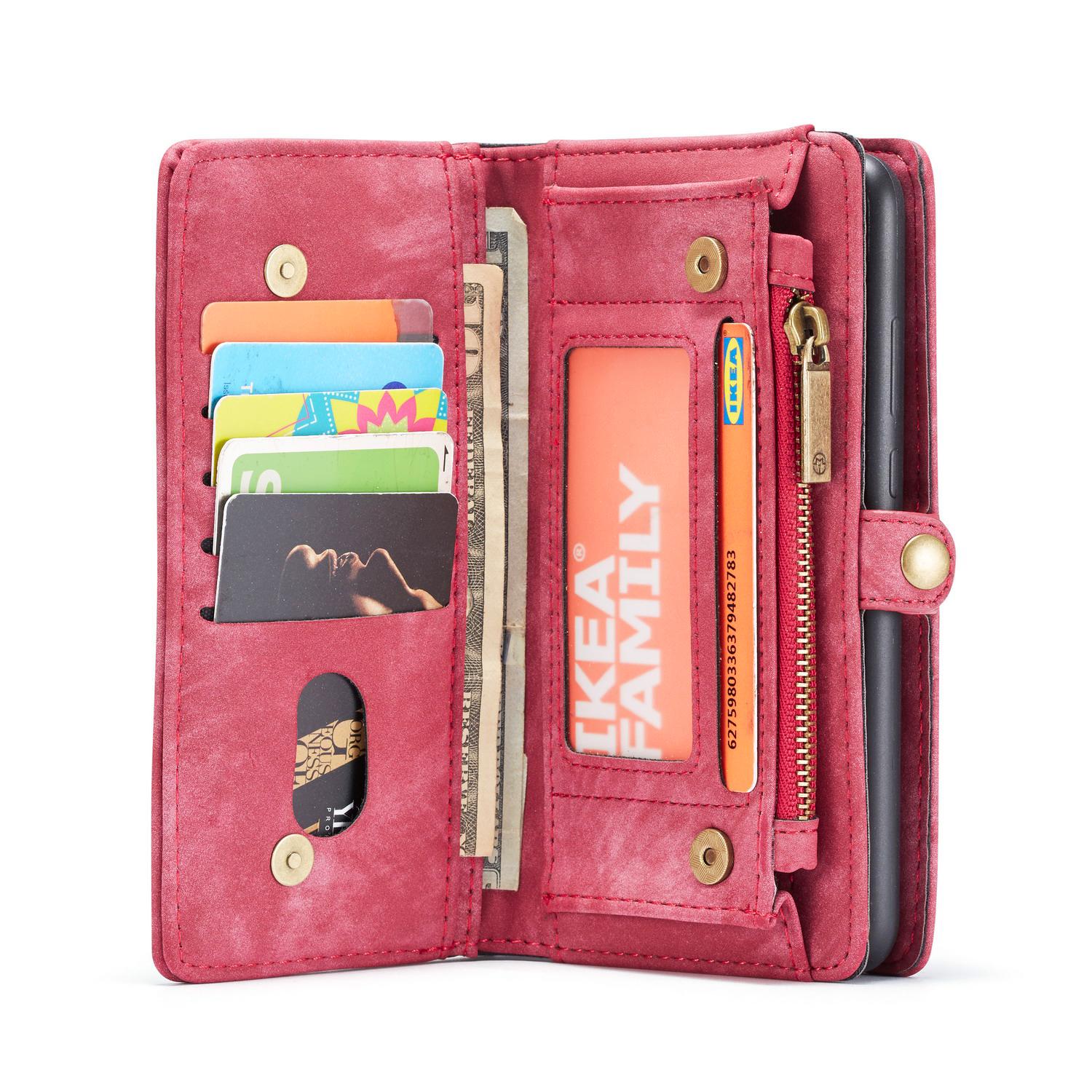 Multi-slot Hoesje Samsung Galaxy A71 Rood