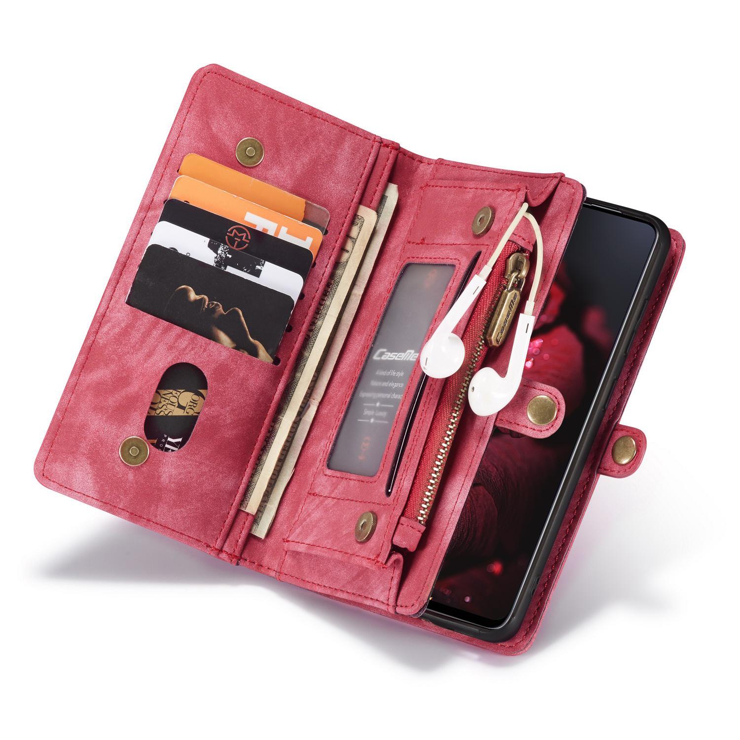 Multi-slot Hoesje Samsung Galaxy A71 Rood