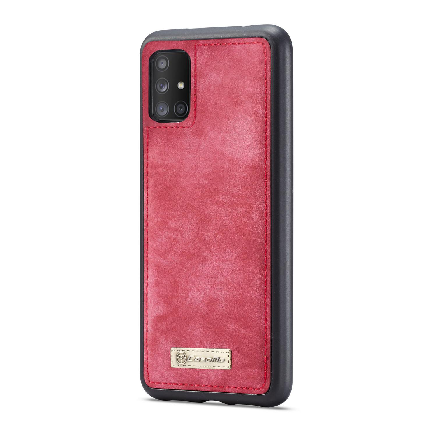 Multi-slot Hoesje Samsung Galaxy A71 Rood