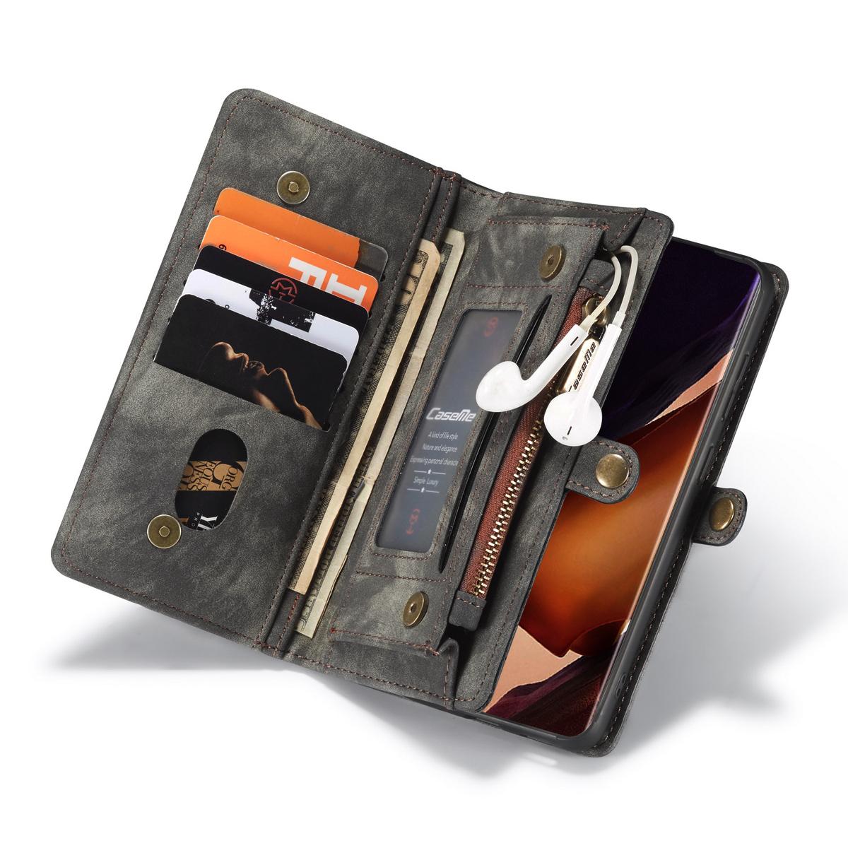 Multi-slot Hoesje Samsung Galaxy Note 20 Ultra Grijs