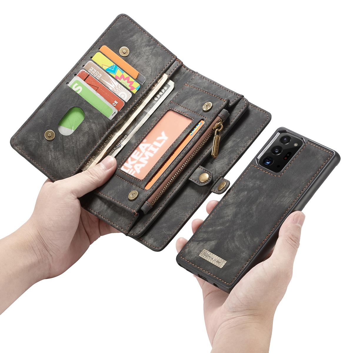 Multi-slot Hoesje Samsung Galaxy Note 20 Ultra Grijs