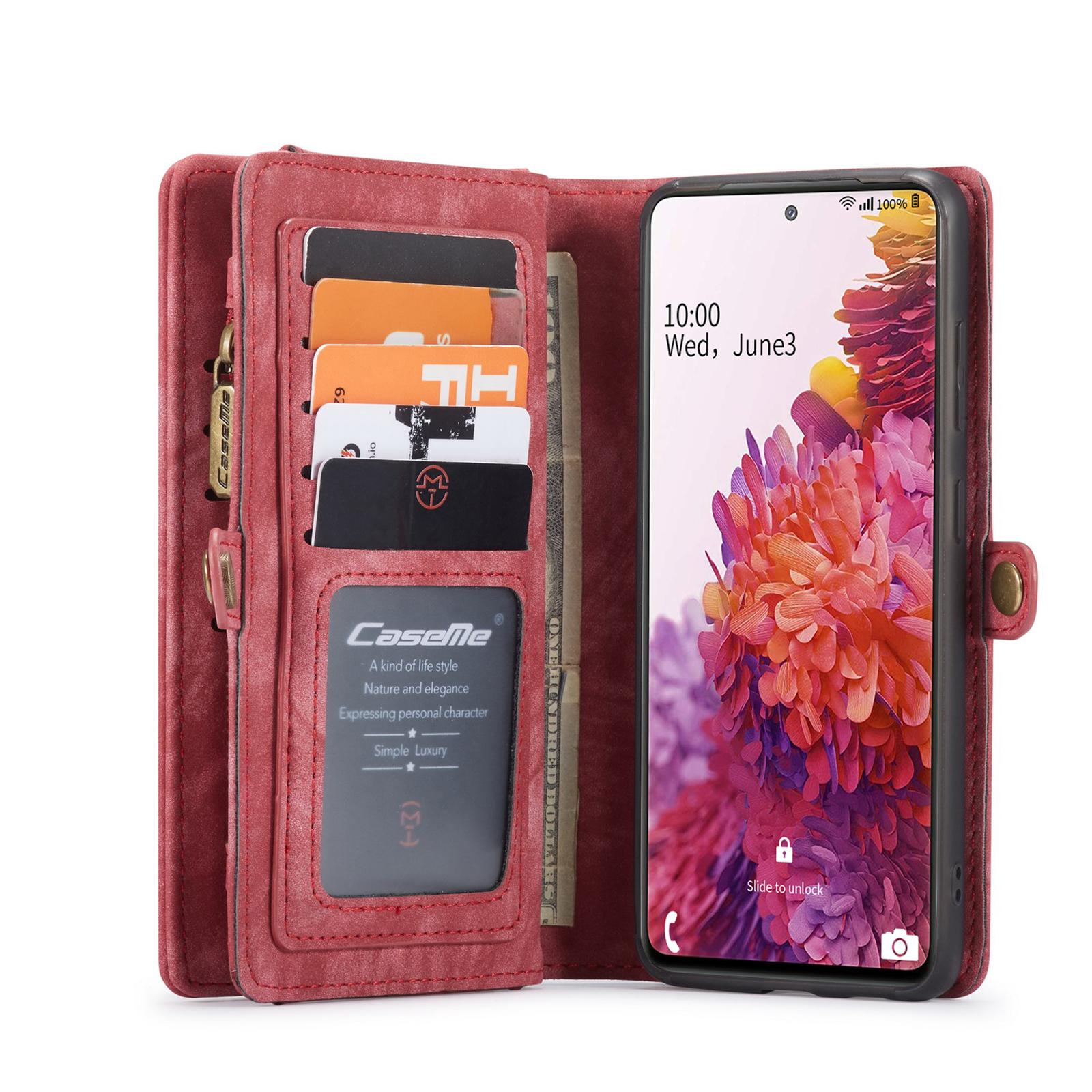 Multi-slot hoesje Samsung Galaxy S20 FE Rood