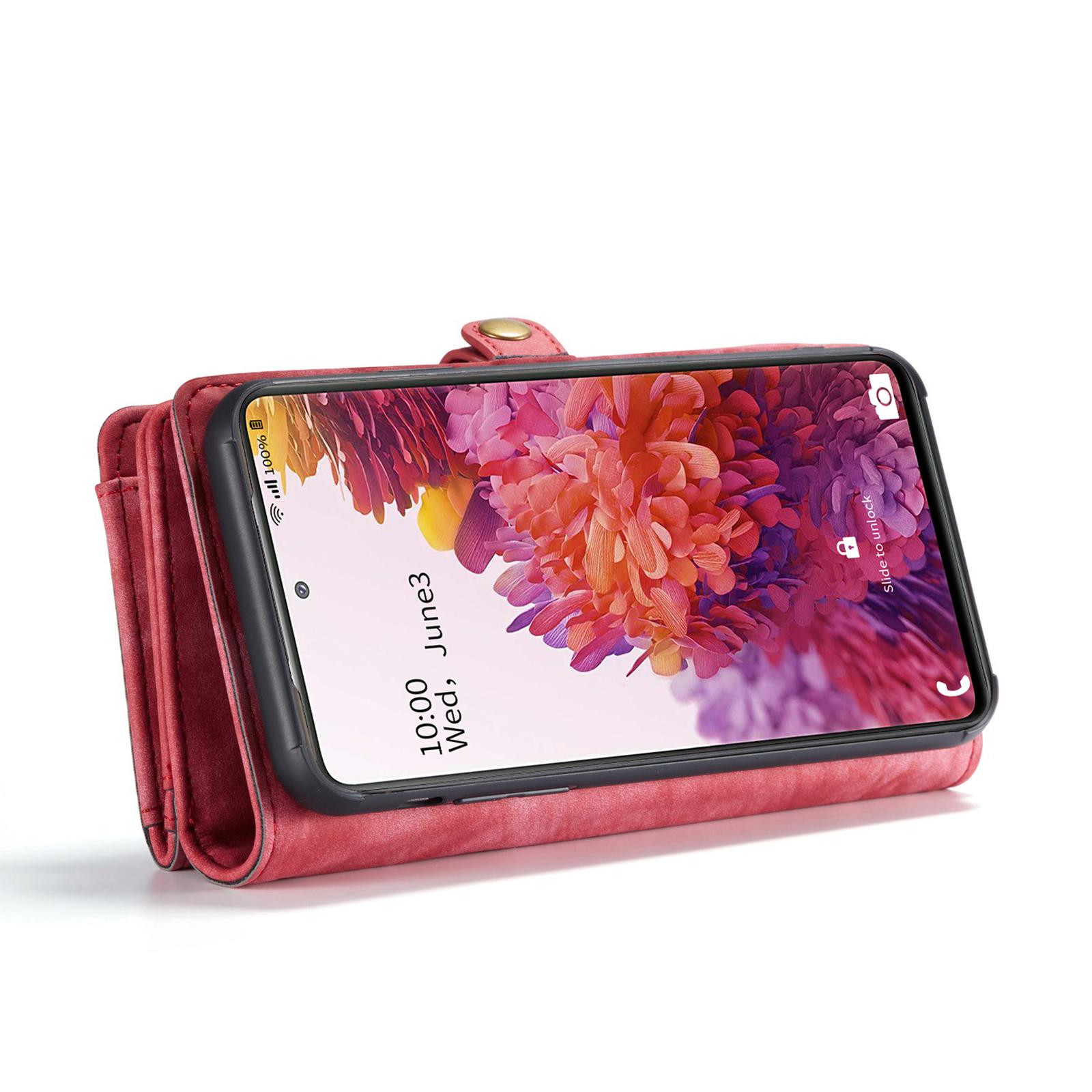 Multi-slot hoesje Samsung Galaxy S20 FE Rood