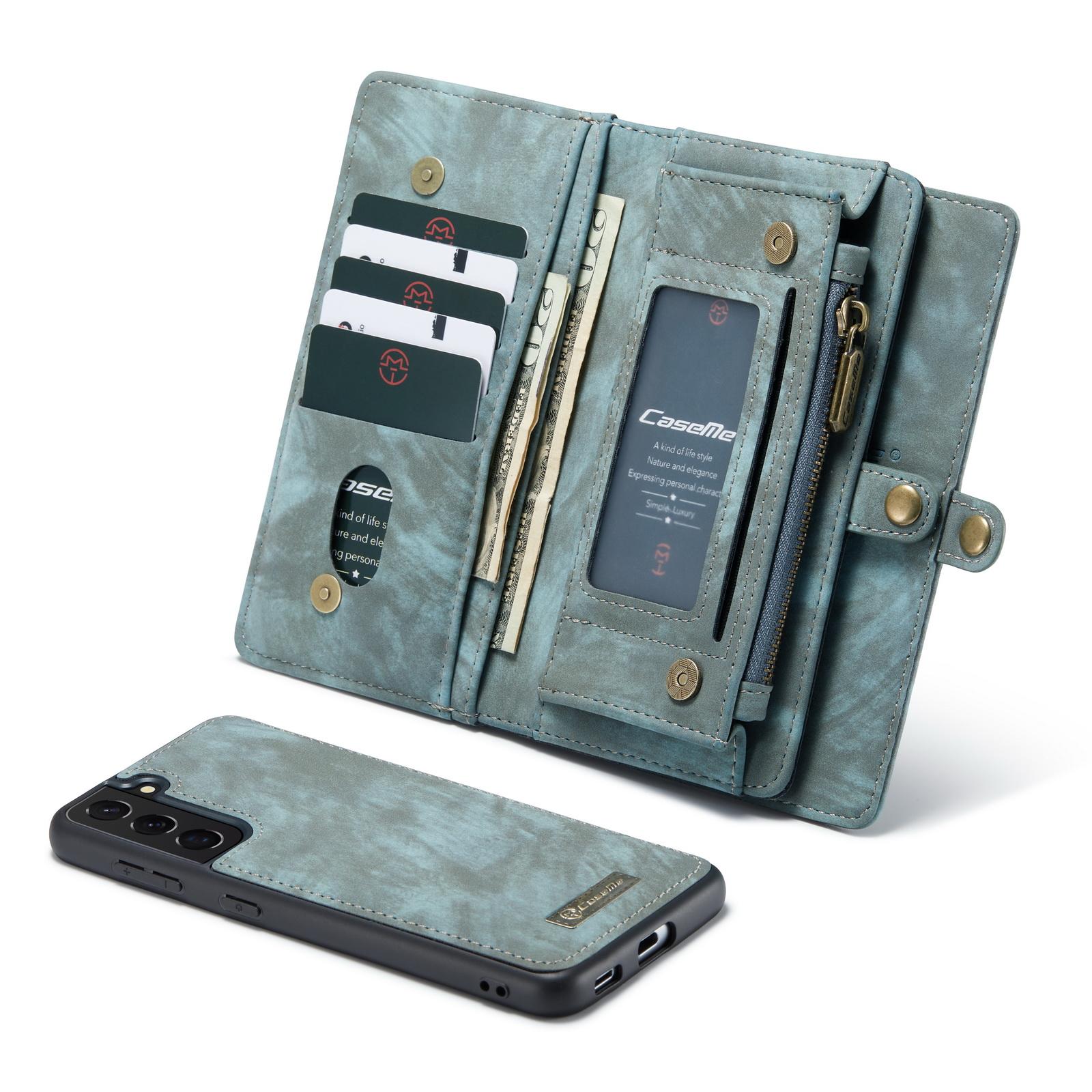 Multi-slot Hoesje Samsung Galaxy S21 Plus Blauw