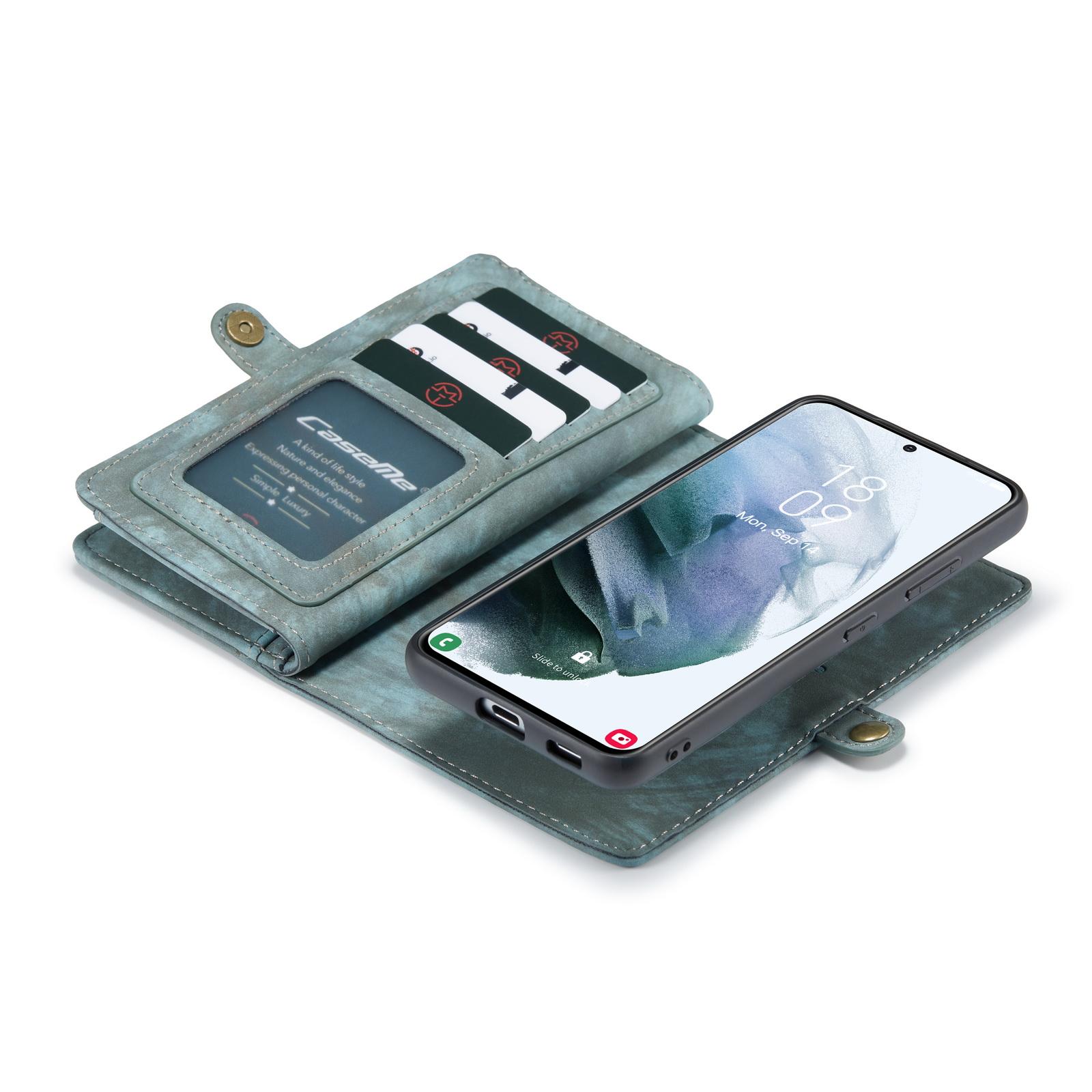 Multi-slot Hoesje Samsung Galaxy S21 Ultra Blauw