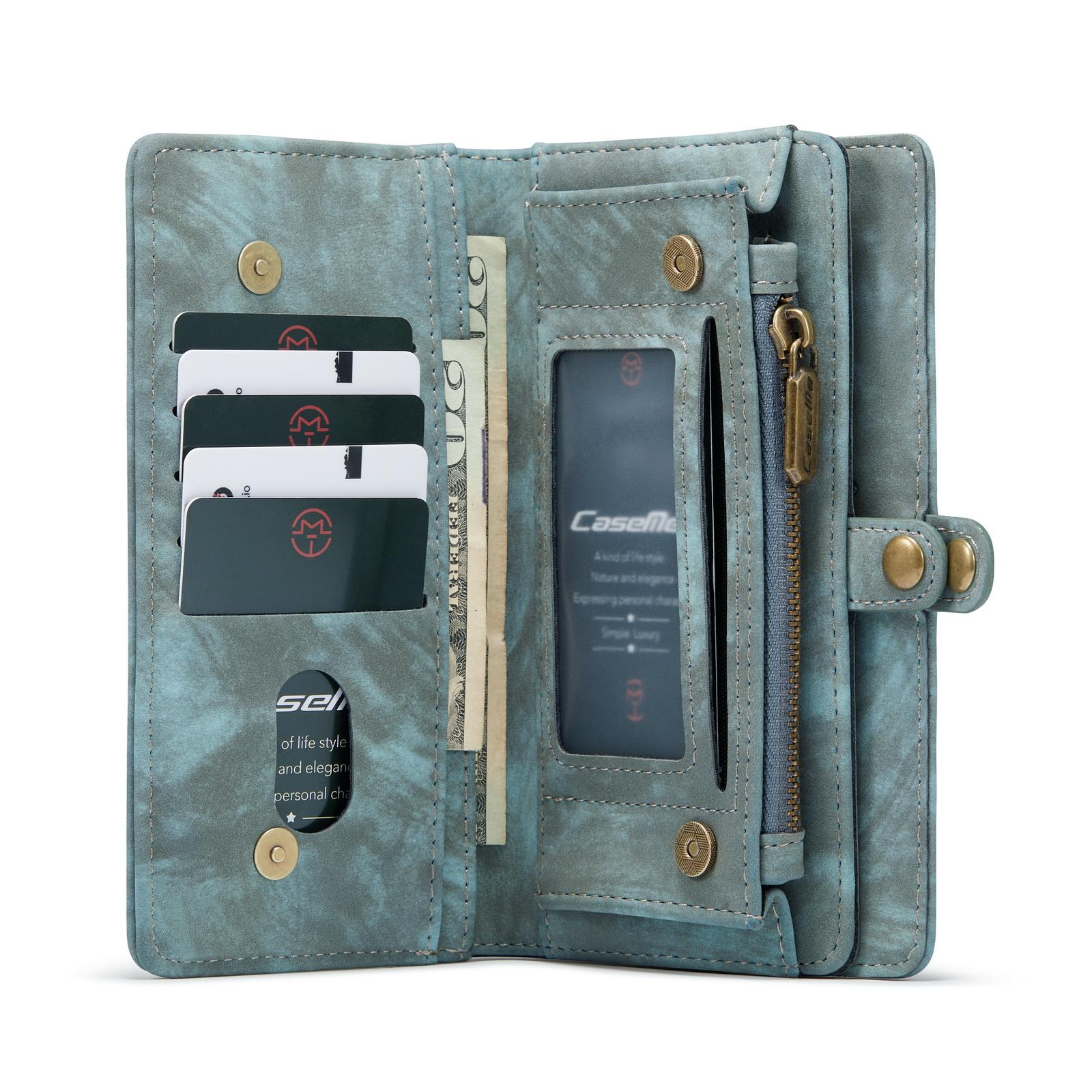Multi-slot Hoesje Samsung Galaxy S21 Ultra Blauw